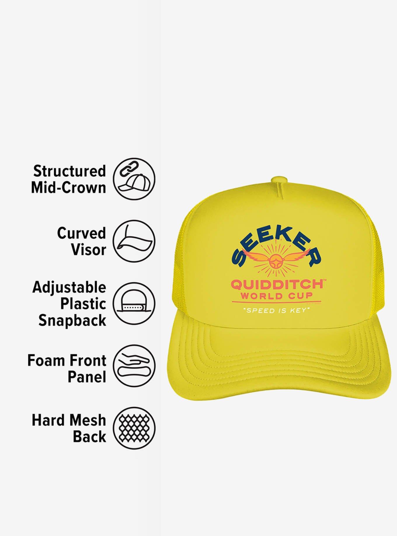 Harry Potter Quidditch World Cup Seeker Foam Trucker Hat, , alternate