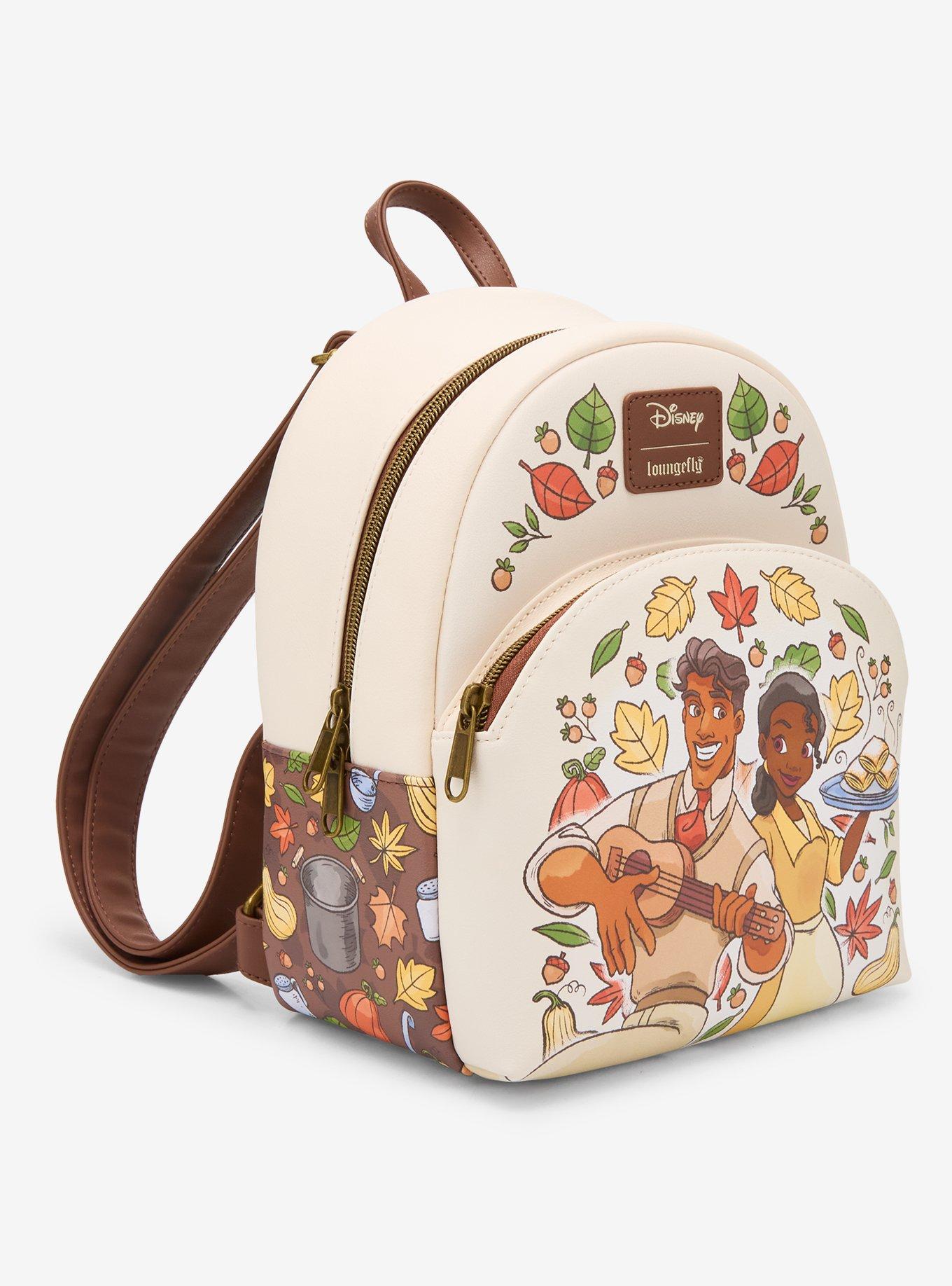 Loungefly Disney The Princess & The Frog Fall Leaves Mini Backpack, , hi-res