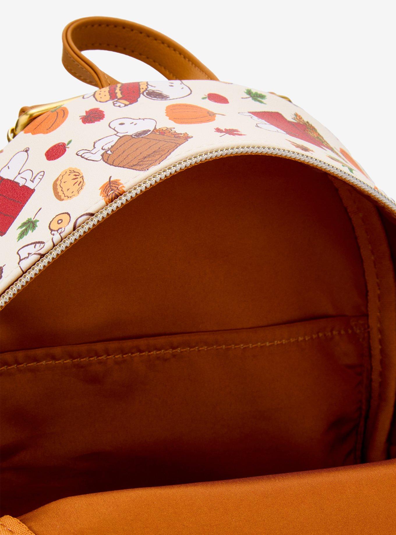 Loungefly Peanuts Snoopy Fall Cozy Mini Backpack, , alternate