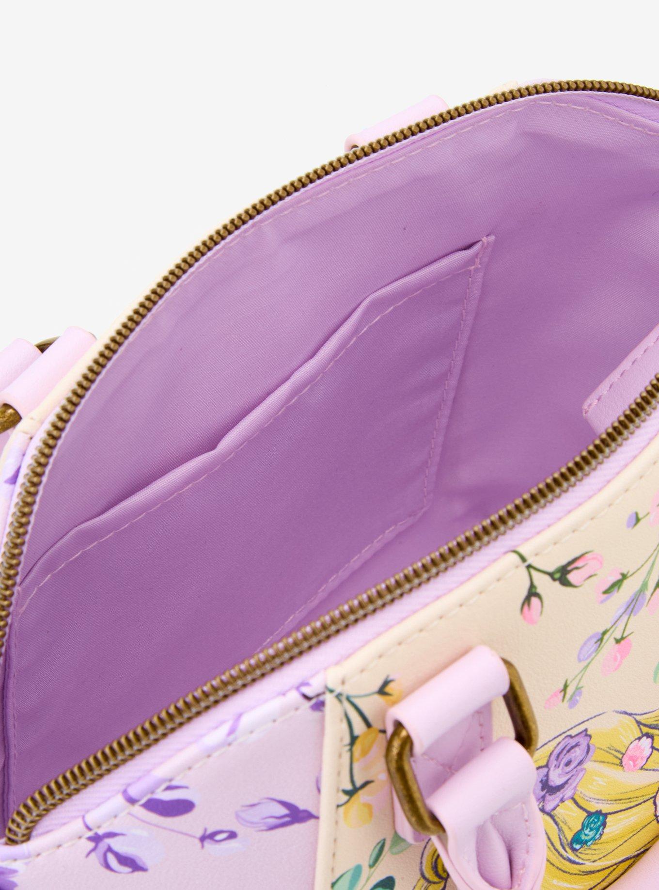 Loungefly Disney Tangled Floral Mini Satchel Bag, , alternate