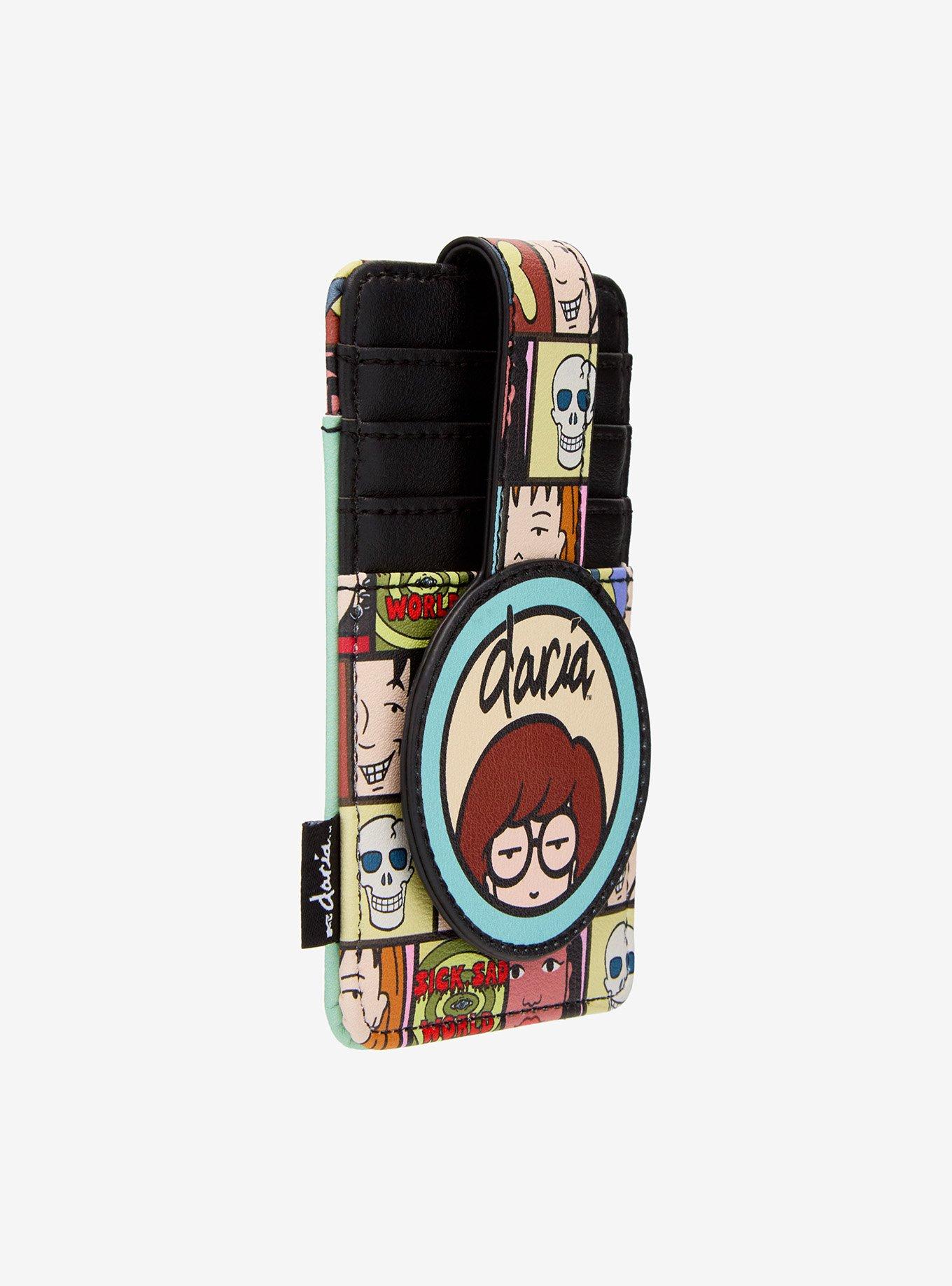 Loungefly Daria Grid Vertical Cardholder, , hi-res
