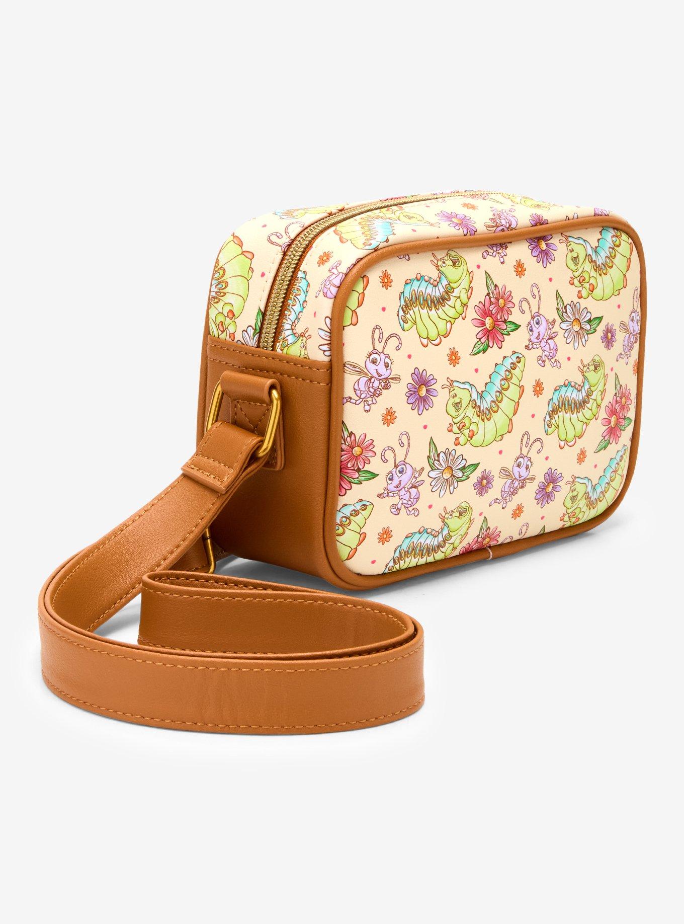 Loungefly Disney Pixar A Bug's Life Heimlich Princess Dot Camera Crossbody Bag, , hi-res