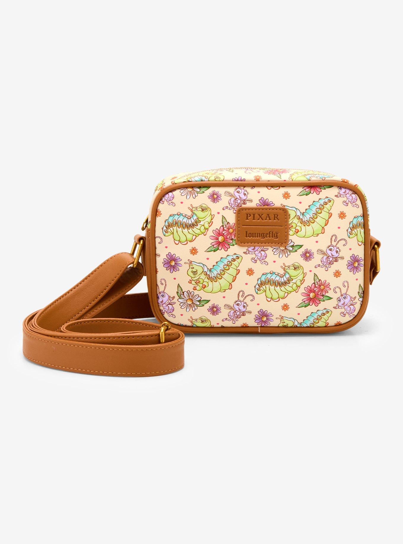 Loungefly Disney Pixar A Bug's Life Heimlich Princess Dot Camera Crossbody Bag, , alternate