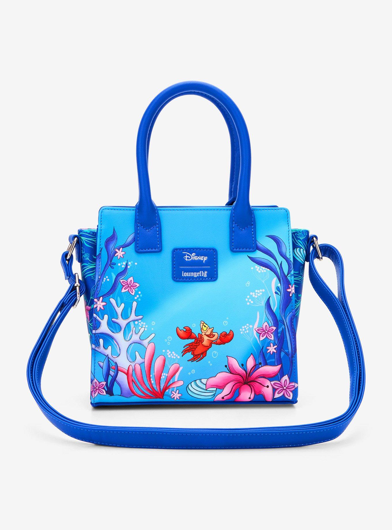 Loungefly The Little Mermaid Trio Sea Mini Satchel Bag, , alternate