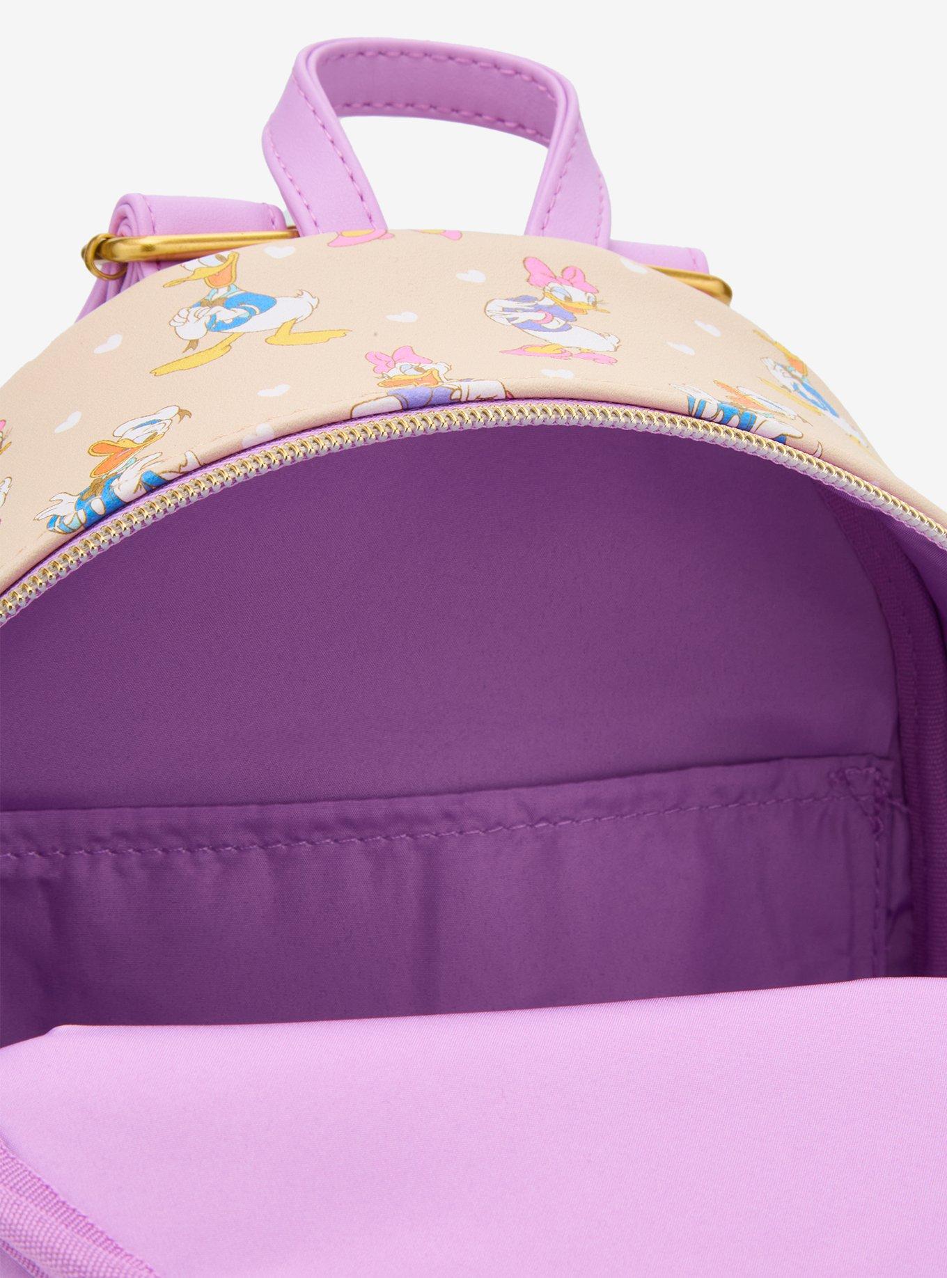 Loungefly Disney Donald Duck & Daisy Duck Classic Mini Backpack, , alternate