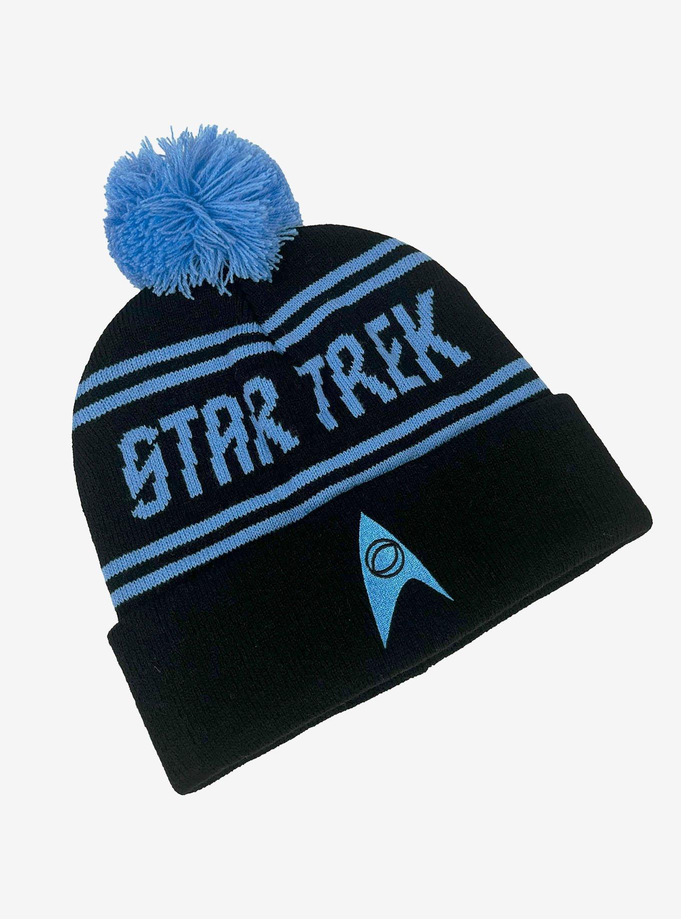 Star Trek Science Acrylic Knit Beanie With Pom, , alternate