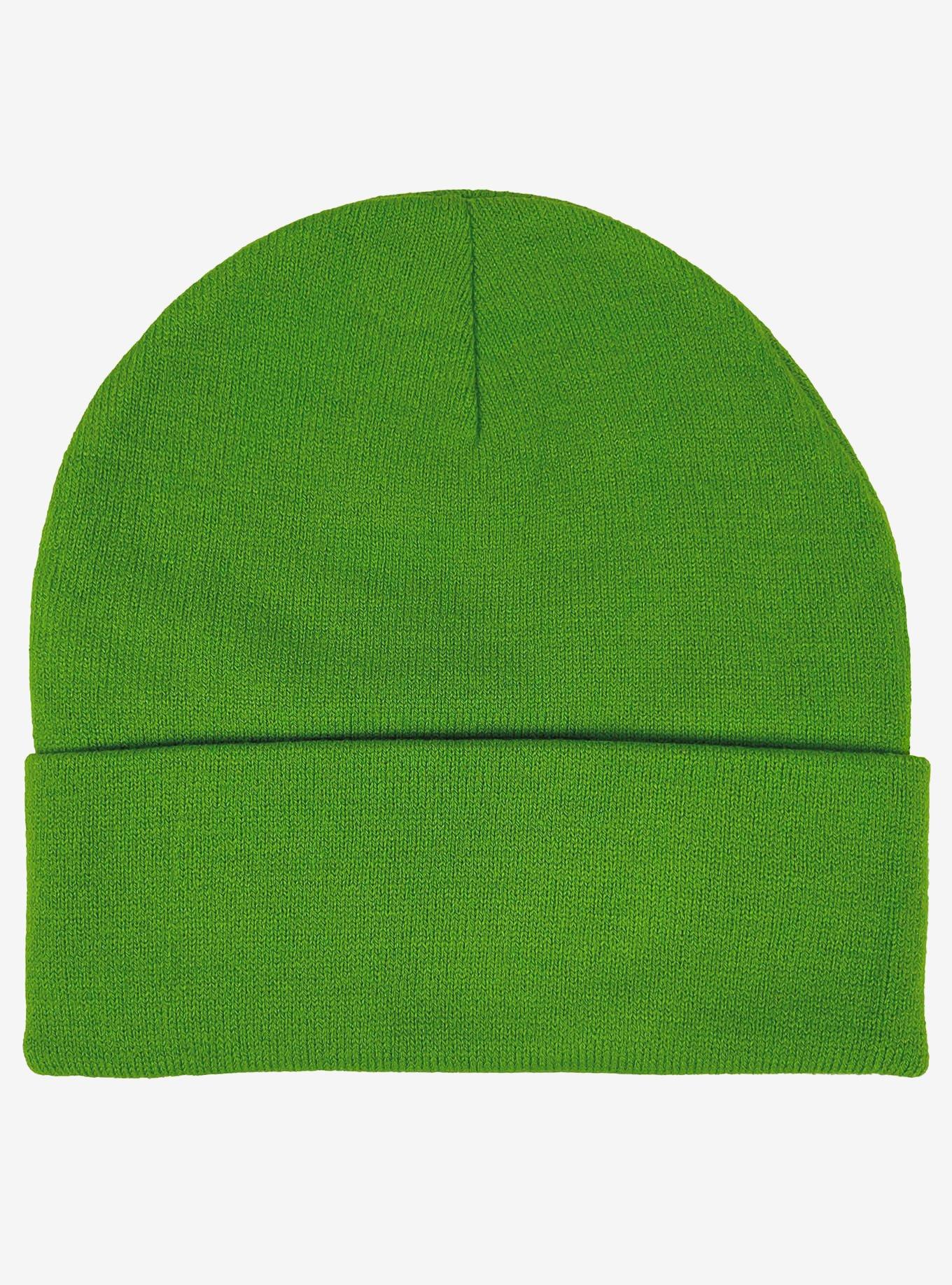 Teenage Mutant Ninja Turtles Leonardo Face Acrylic Knit Beanie, , alternate