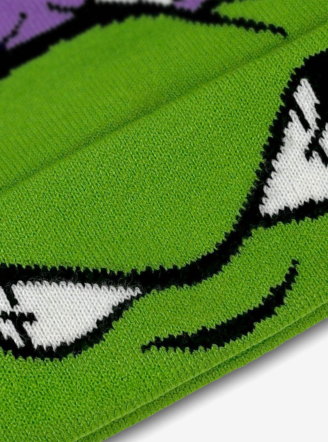 Teenage Mutant Ninja Turtles Donatello Face Acrylic Knit Beanie, , hi-res