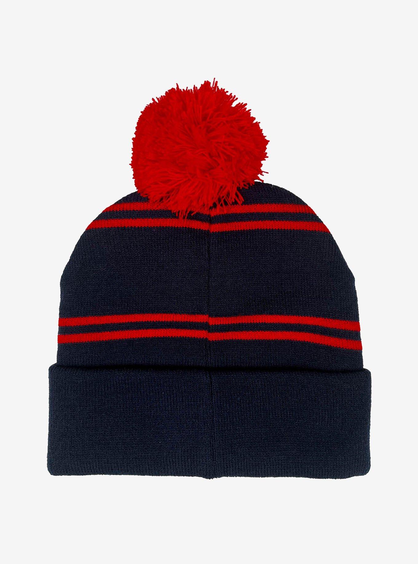 DC Comics Superman Acrylic Knit Beanie With Pom, , alternate