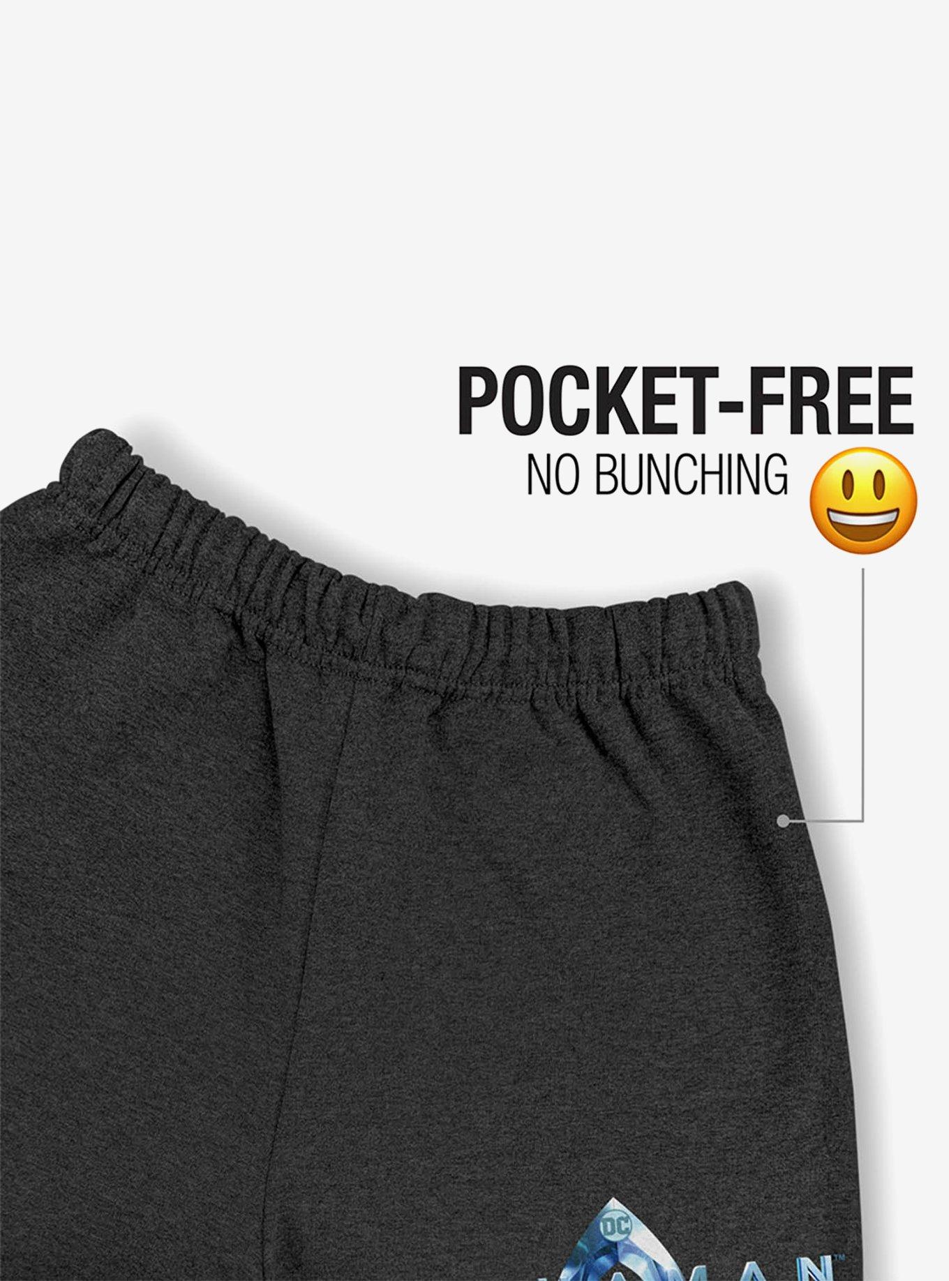 DC Comics Aquaman Movie Logo Sweatpants, CHARCOAL HEATHER, alternate