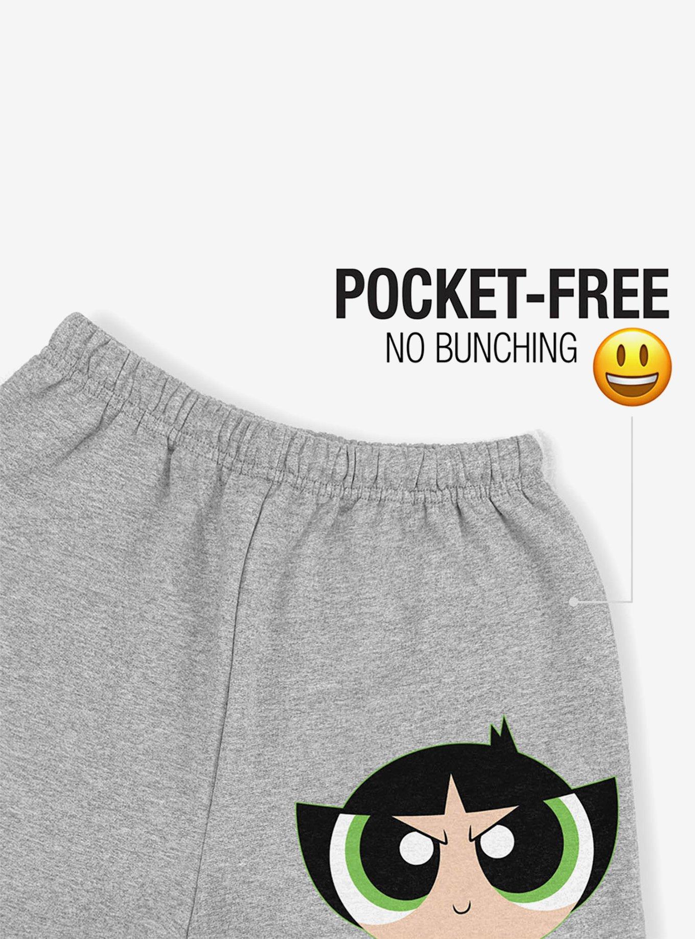 The Powerpuff Girls Buttercup Head Sweatpants, ATHLETIC HEATHER, alternate