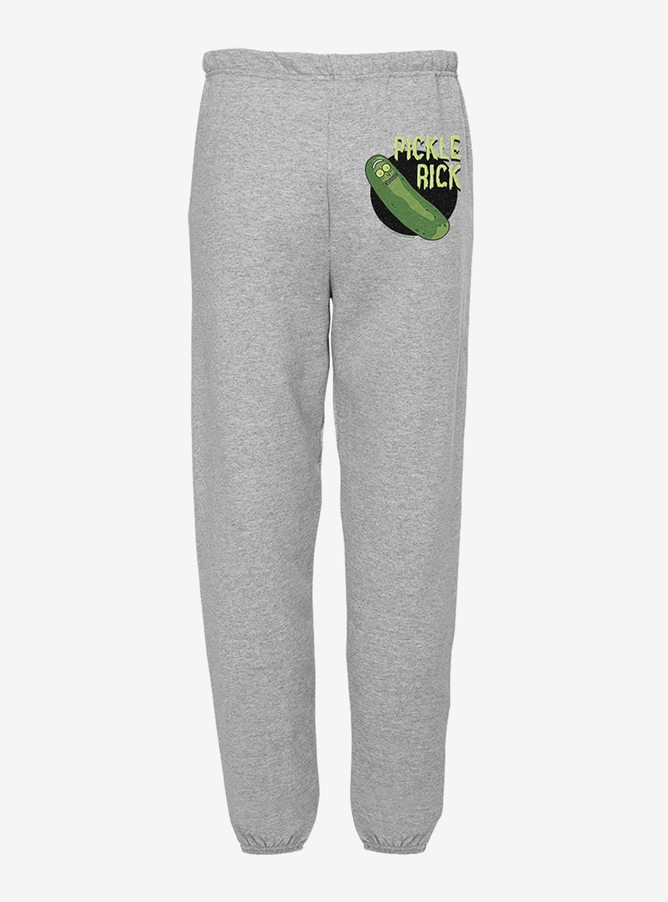 Rick and Morty Pickle Rick Sweatpants, ATHLETIC HEATHER, alternate