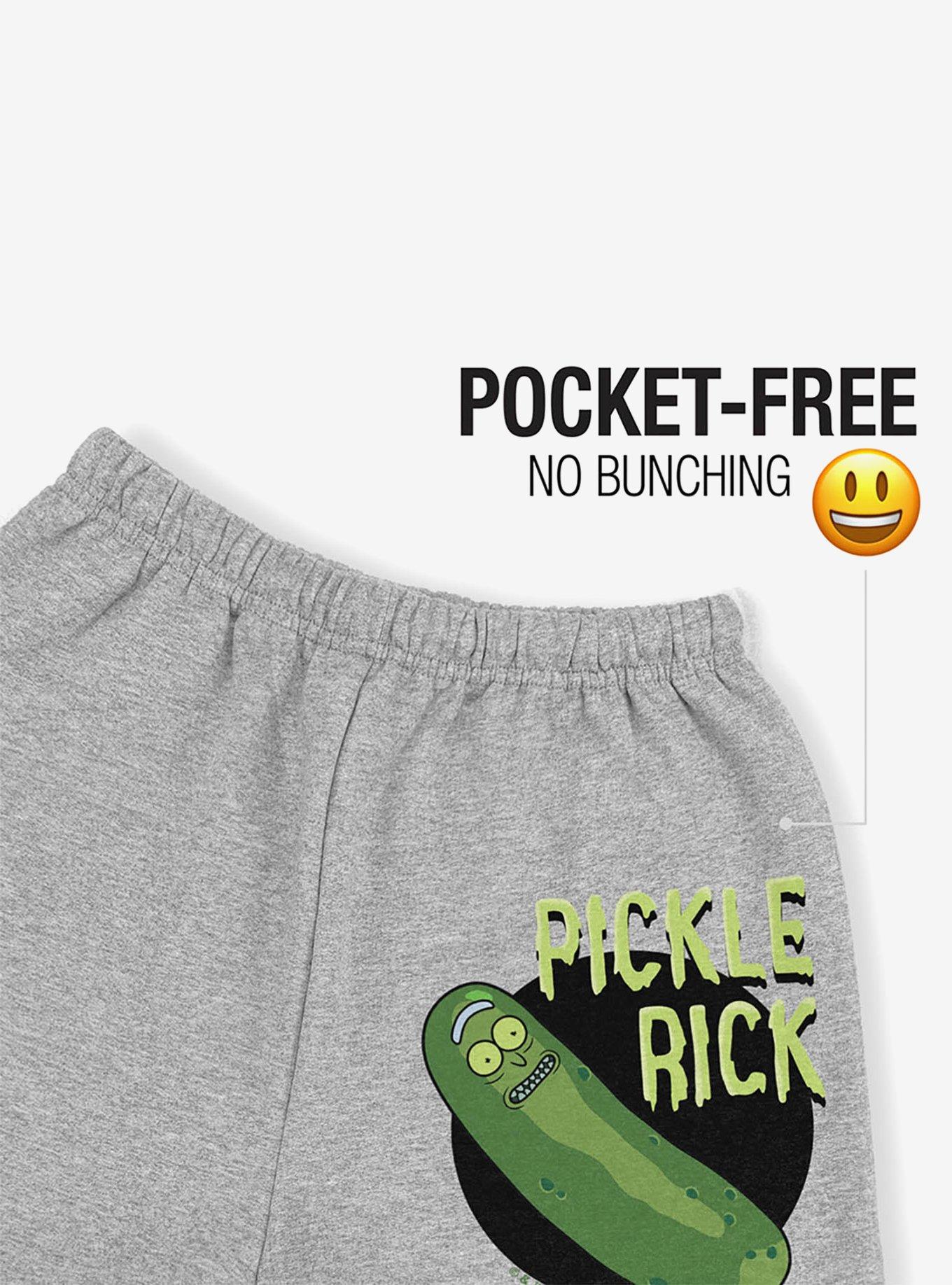 Rick and Morty Pickle Rick Sweatpants, ATHLETIC HEATHER, alternate