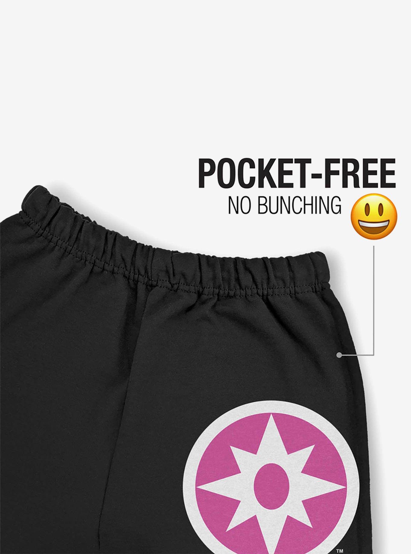 DC Comics Green Lantern Core Blackest Night Star Sapphire Sweatpants, BLACK, alternate