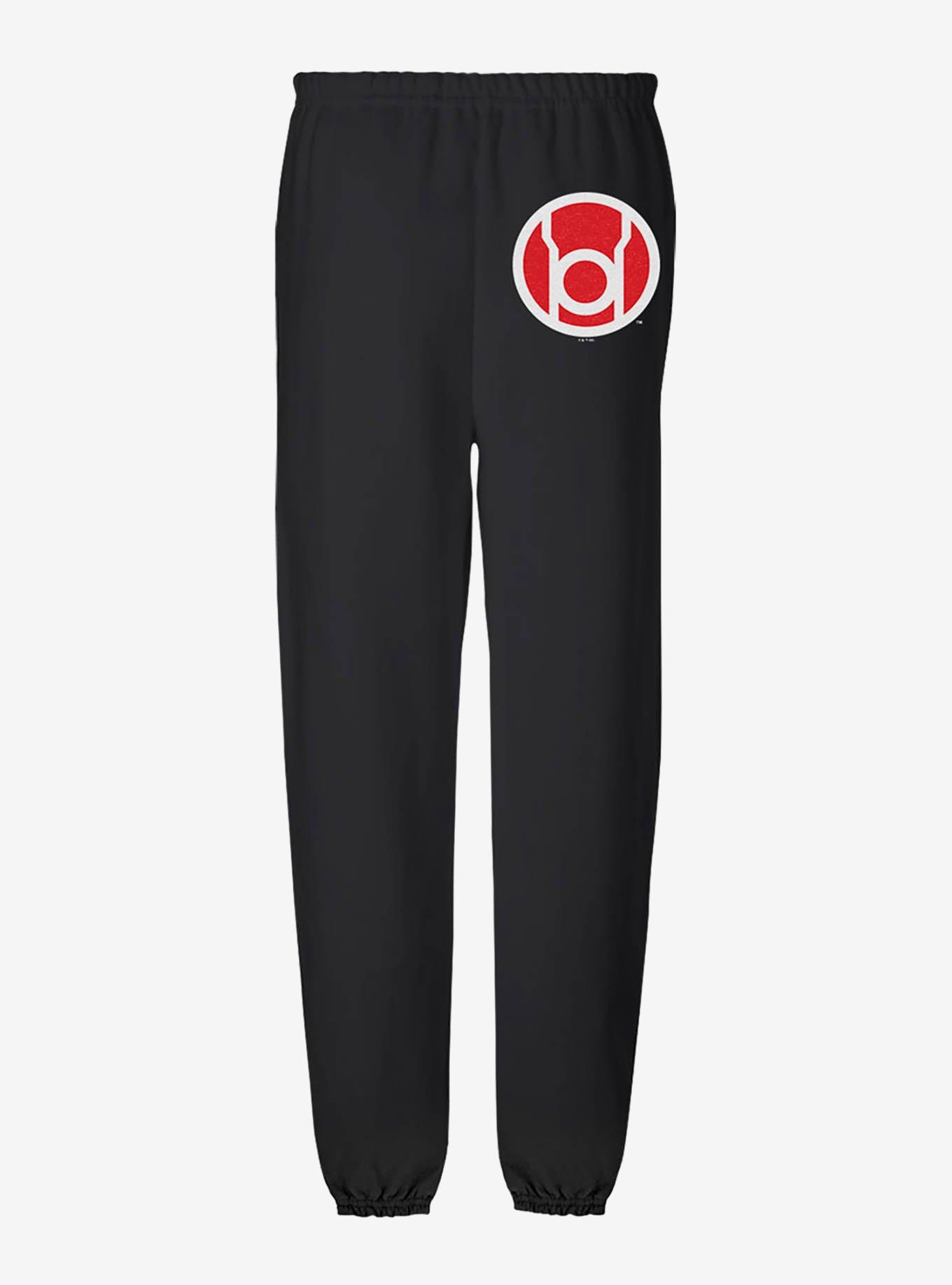 DC Comics Green Lantern Core Blackest Night Red Lantern Logo Sweatpants, , hi-res