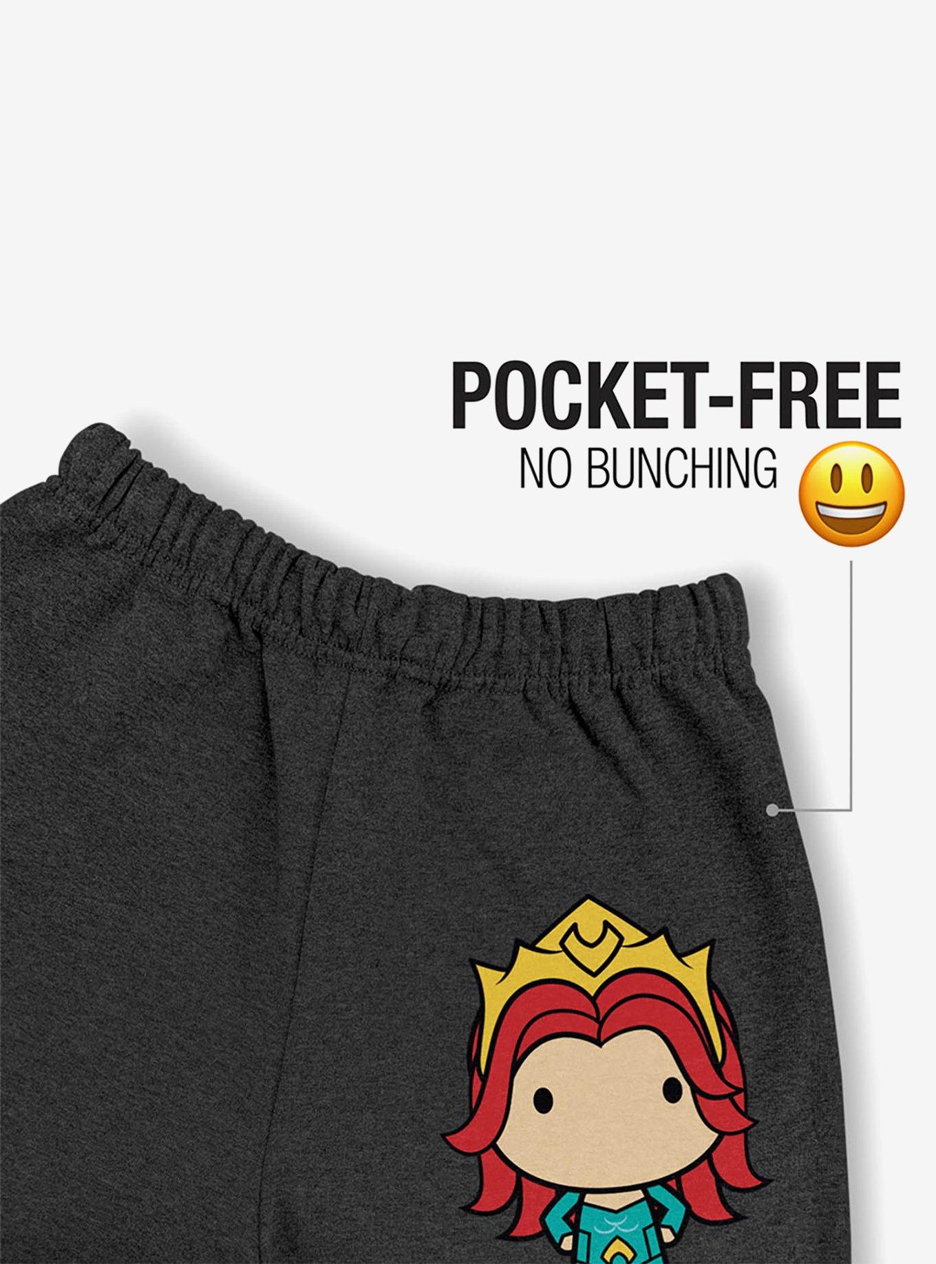 DC Comics Aquaman Movie Mera Chibi Character Sweatpants, CHARCOAL HEATHER, alternate