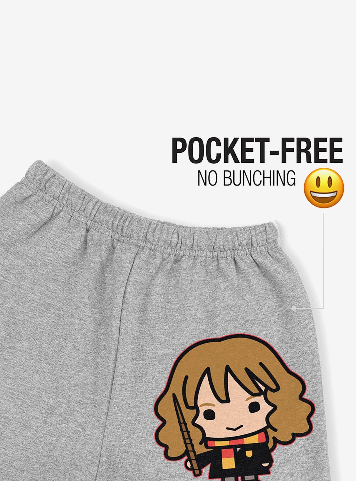 Harry Potter Cute Chibi Hermione Character Sweatpants, ATHLETIC HEATHER, alternate