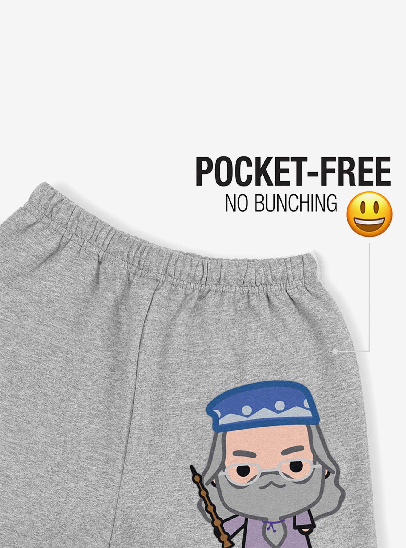 Harry Potter Dumbledore Cute Chibi Character Sweatpants, ATHLETIC HEATHER, alternate