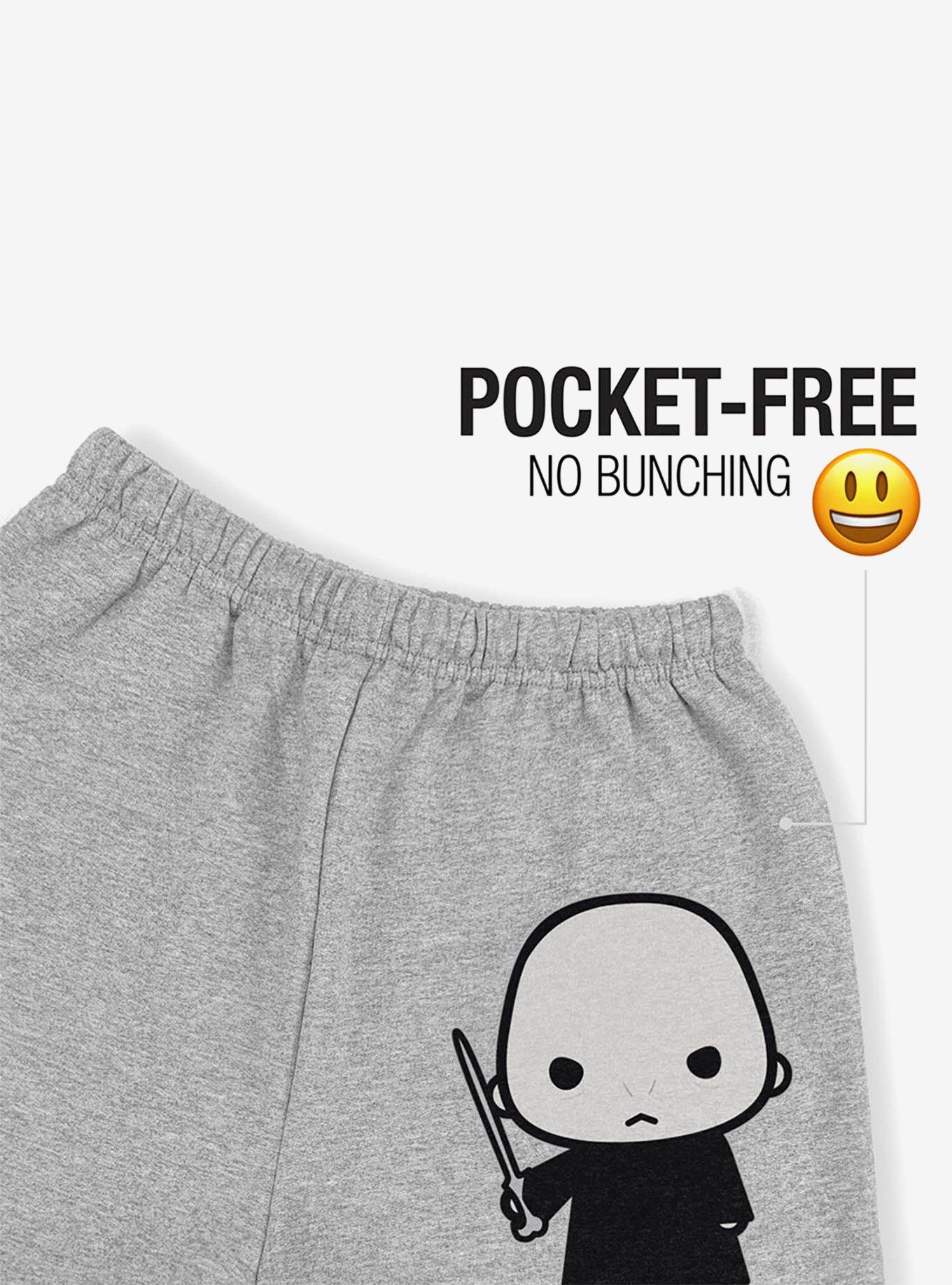 Harry Potter Voldemort Cute Chibi Character Sweatpants, ATHLETIC HEATHER, alternate