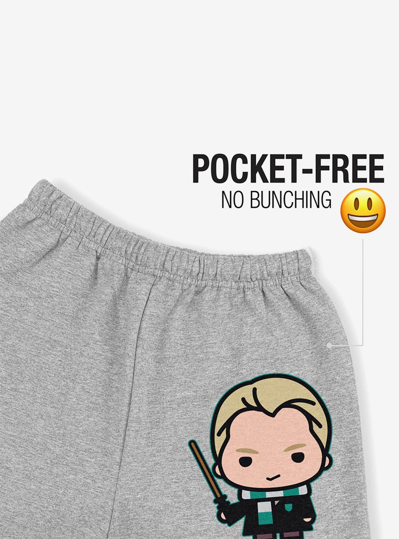 Harry Potter Draco Cute Chibi Character Sweatpants, ATHLETIC HEATHER, alternate