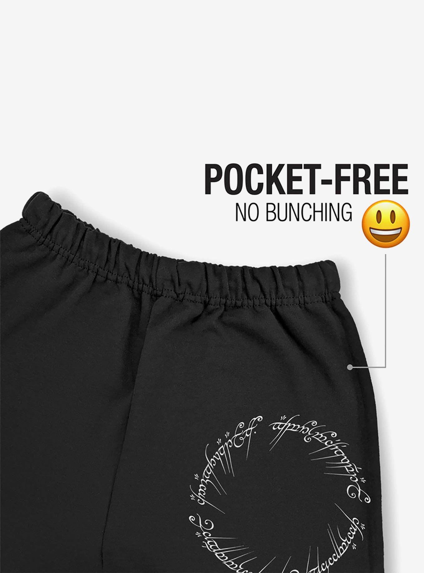 The Lord of the Rings Mordor Script Sweatpants, BLACK, alternate
