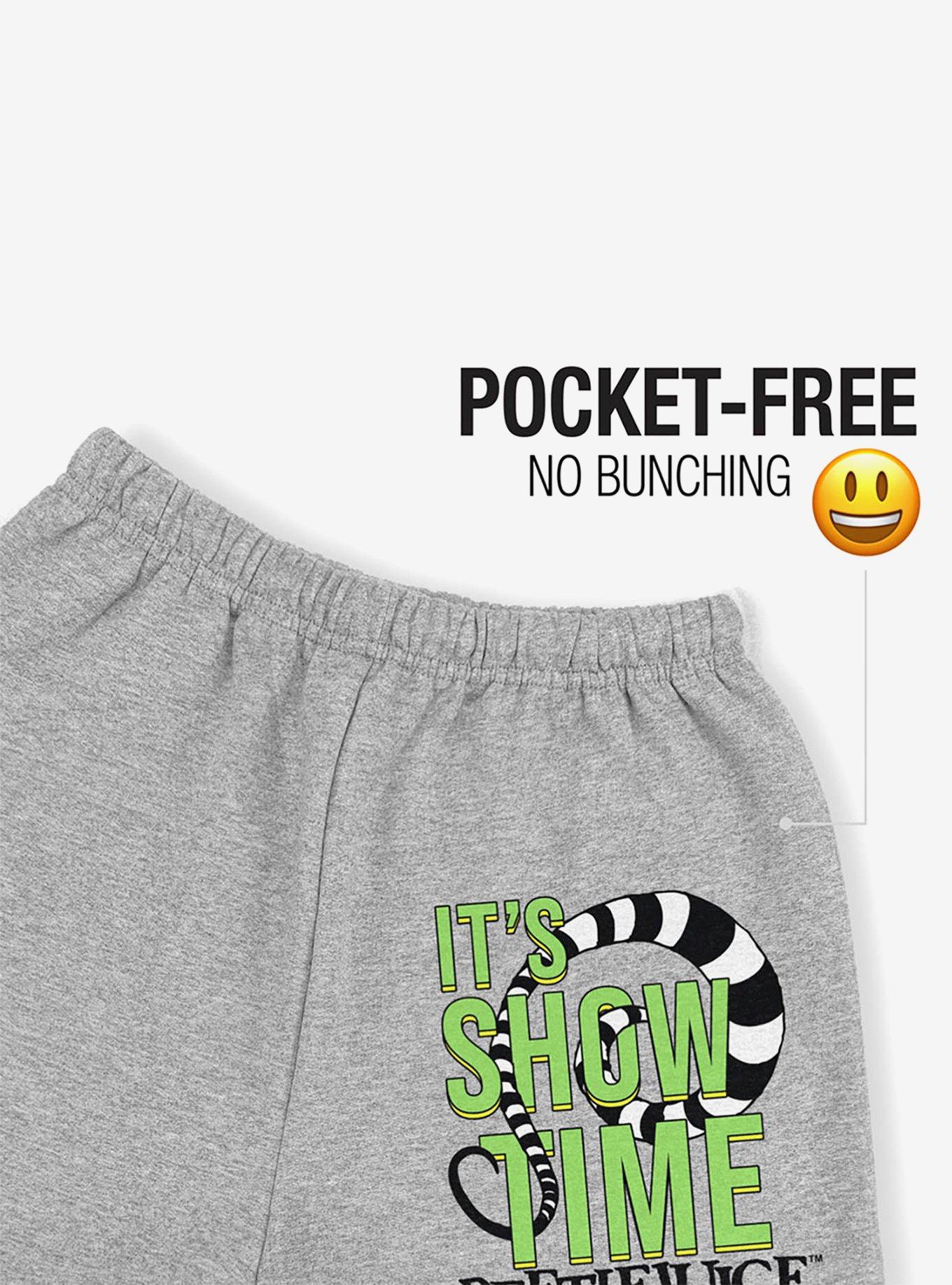 Beetlejuice It's Showtime Quote Sweatpants, ATHLETIC HEATHER, alternate