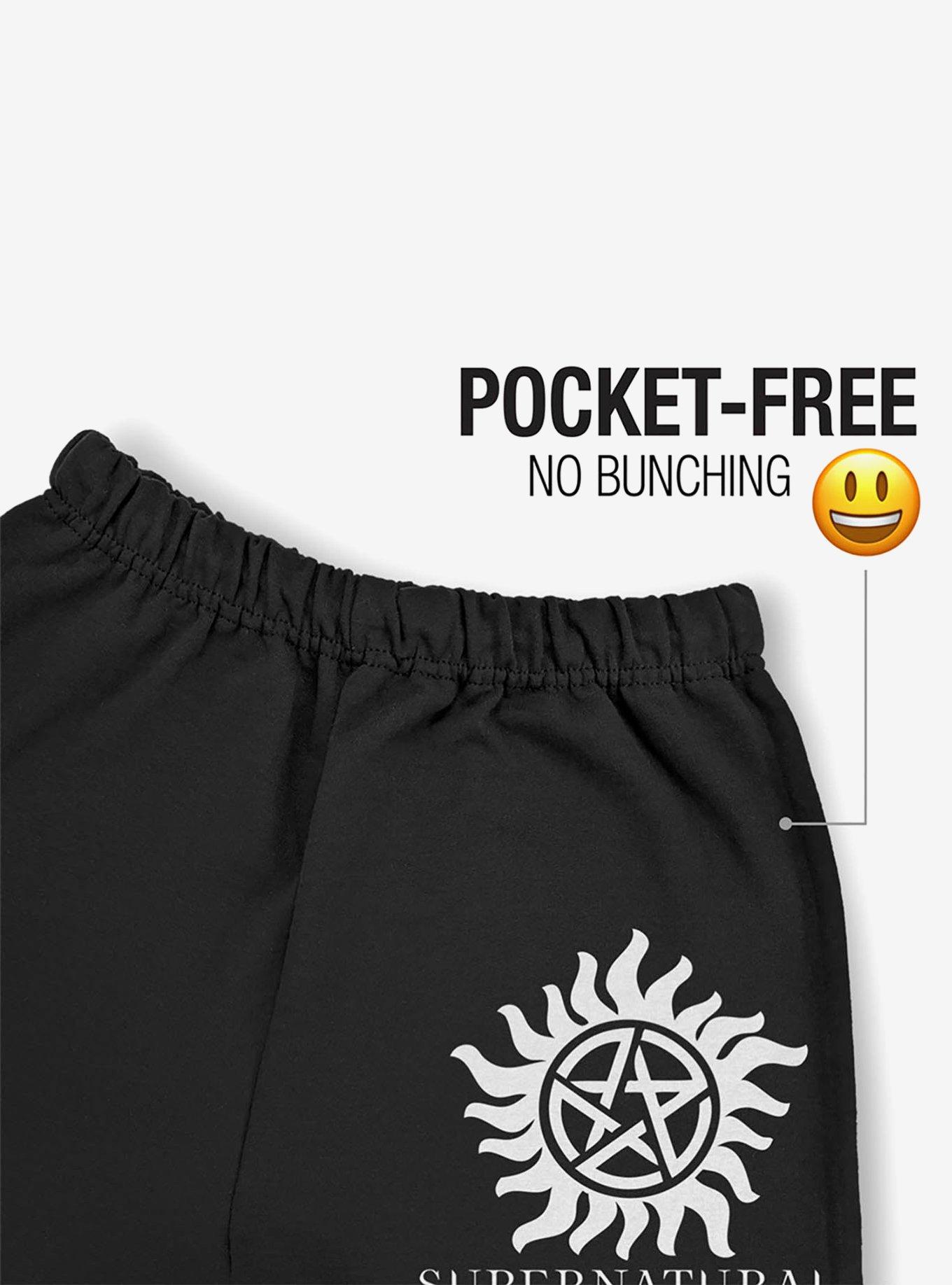 Supernatural Anti Possession Symbol Sweatpants, BLACK, alternate