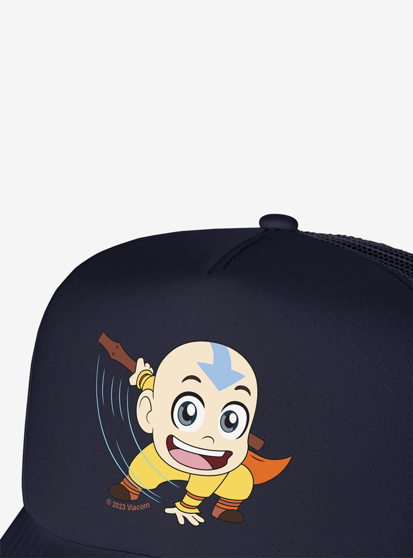 Avatar: The Last Airbender Aang Chibi Foam Trucker Hat, , hi-res