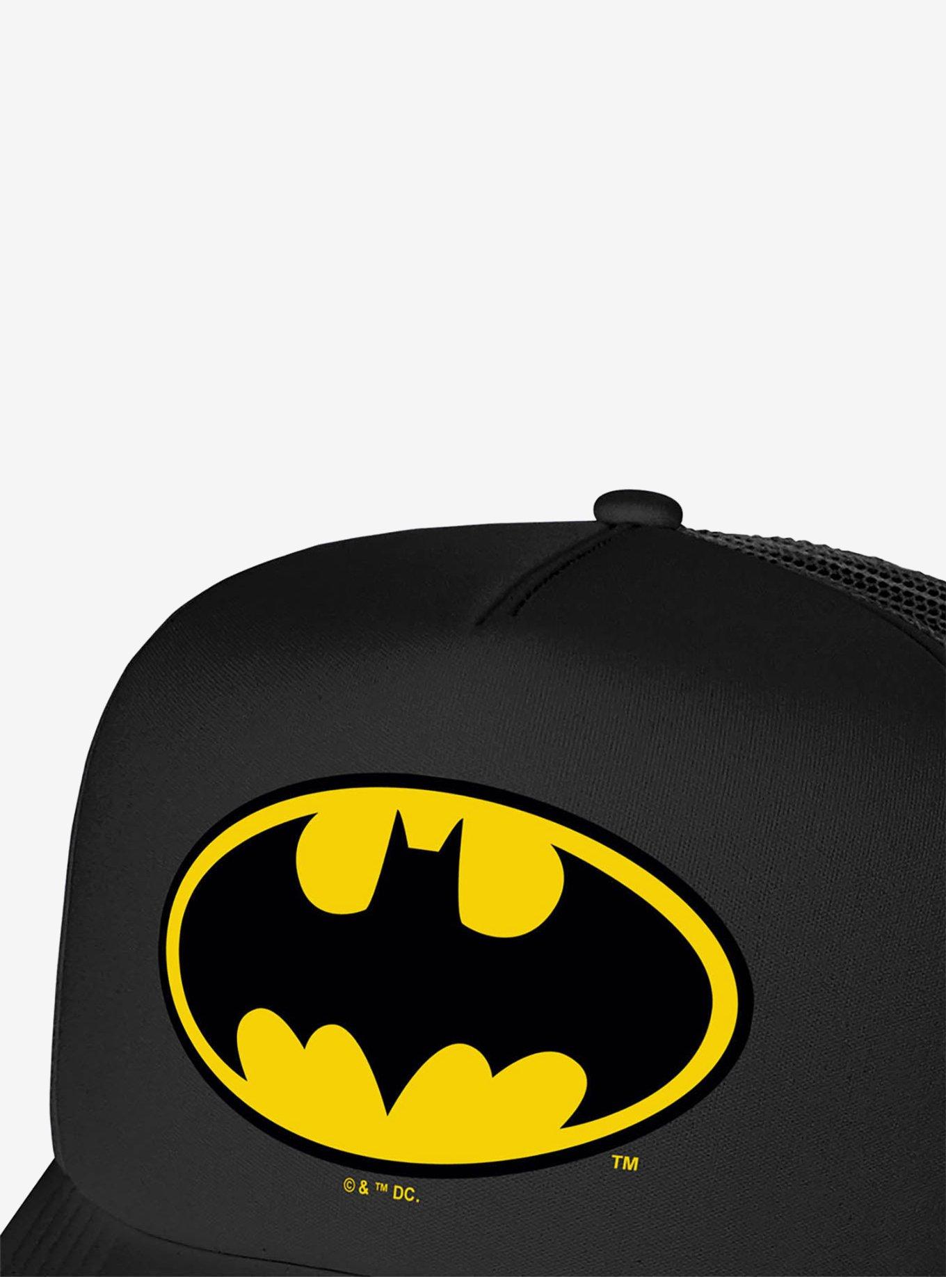 Batman Classic Bat Shield Logo Foam Trucker Hat, , hi-res