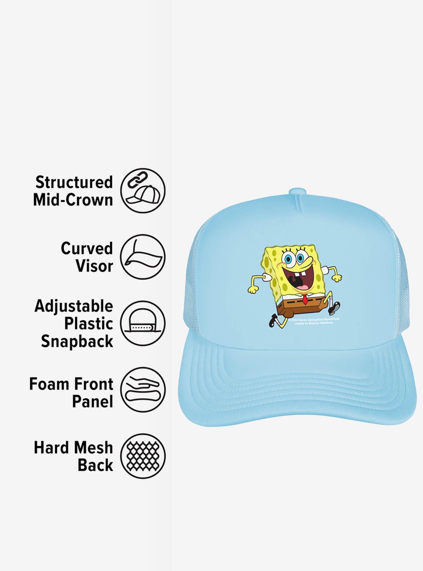 SpongeBob SquarePants Running SpongeBob Foam Trucker Hat, , alternate