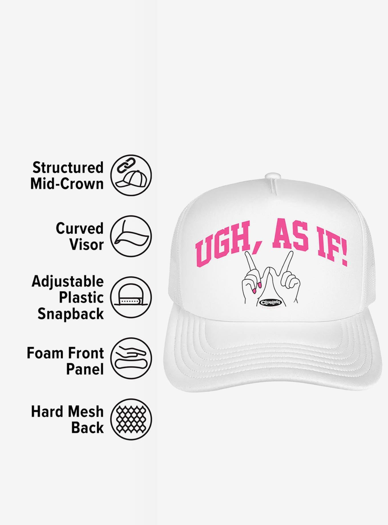 Clueless Totally Clueless As If Foam Trucker Hat, , alternate
