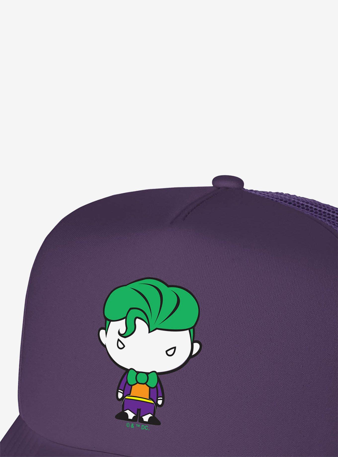 Batman Joker Cute Chibi Character Foam Trucker Hat, , hi-res