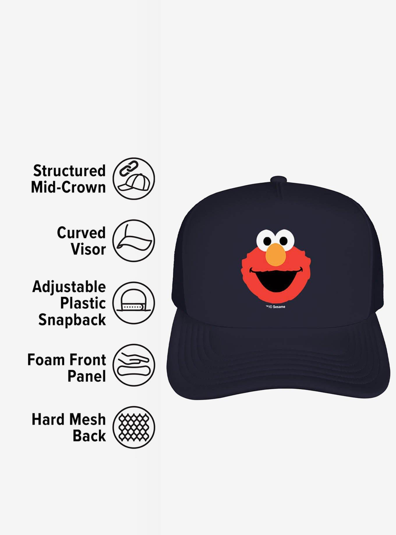 Sesame Street Elmo Head Foam Trucker Hat, , alternate