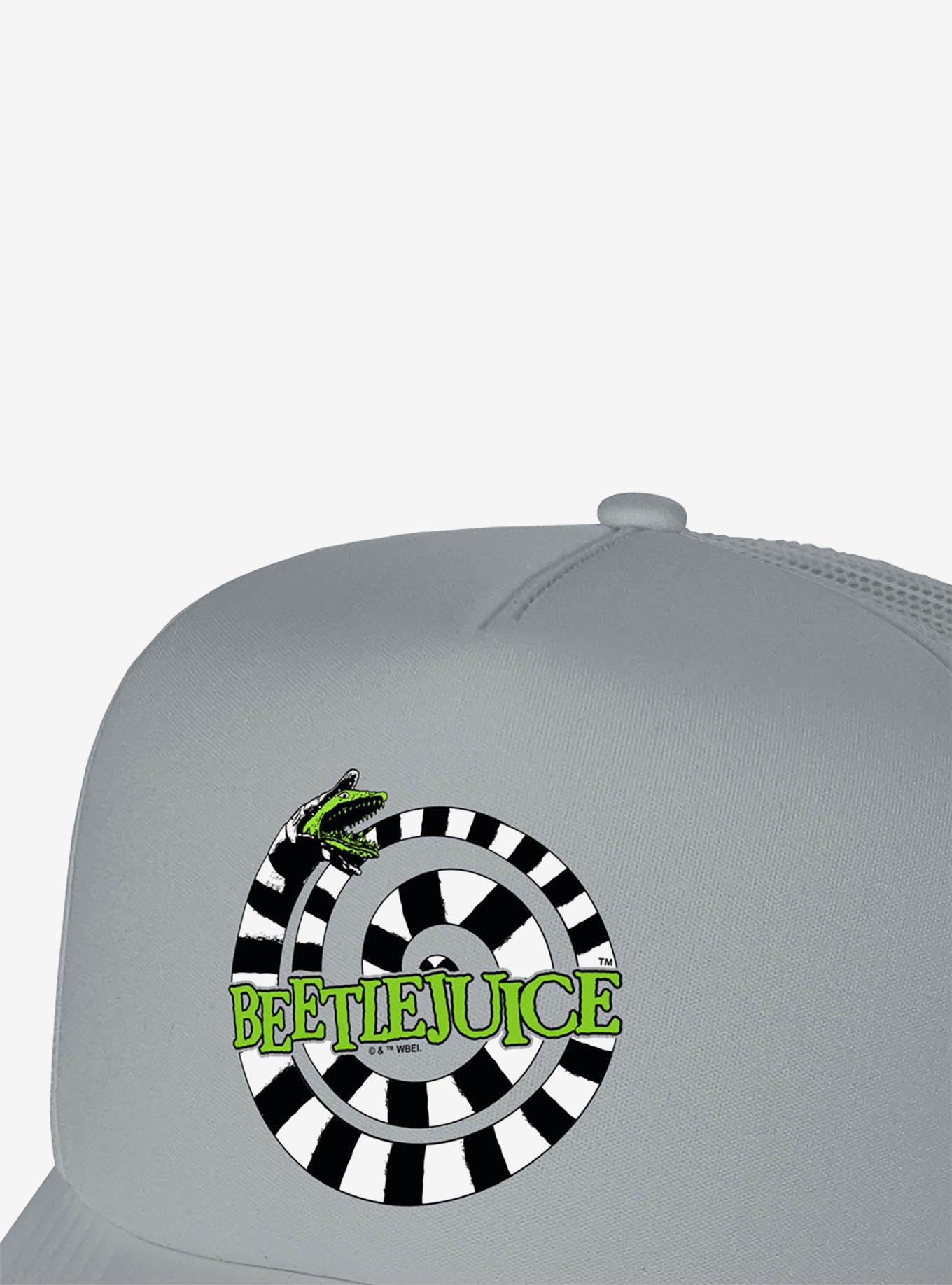 Beetlejuice Sandworm Logo Foam Trucker Hat, , hi-res