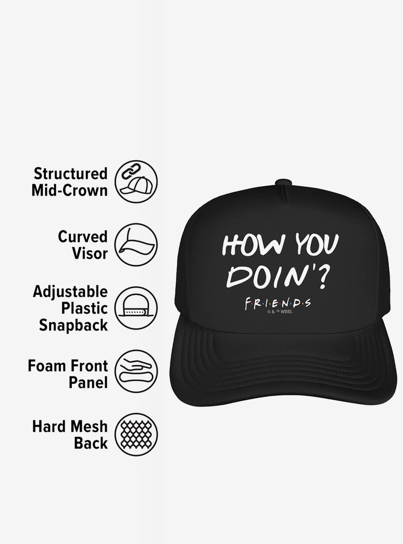 Friends How You Doin'? Foam Trucker Hat, , alternate