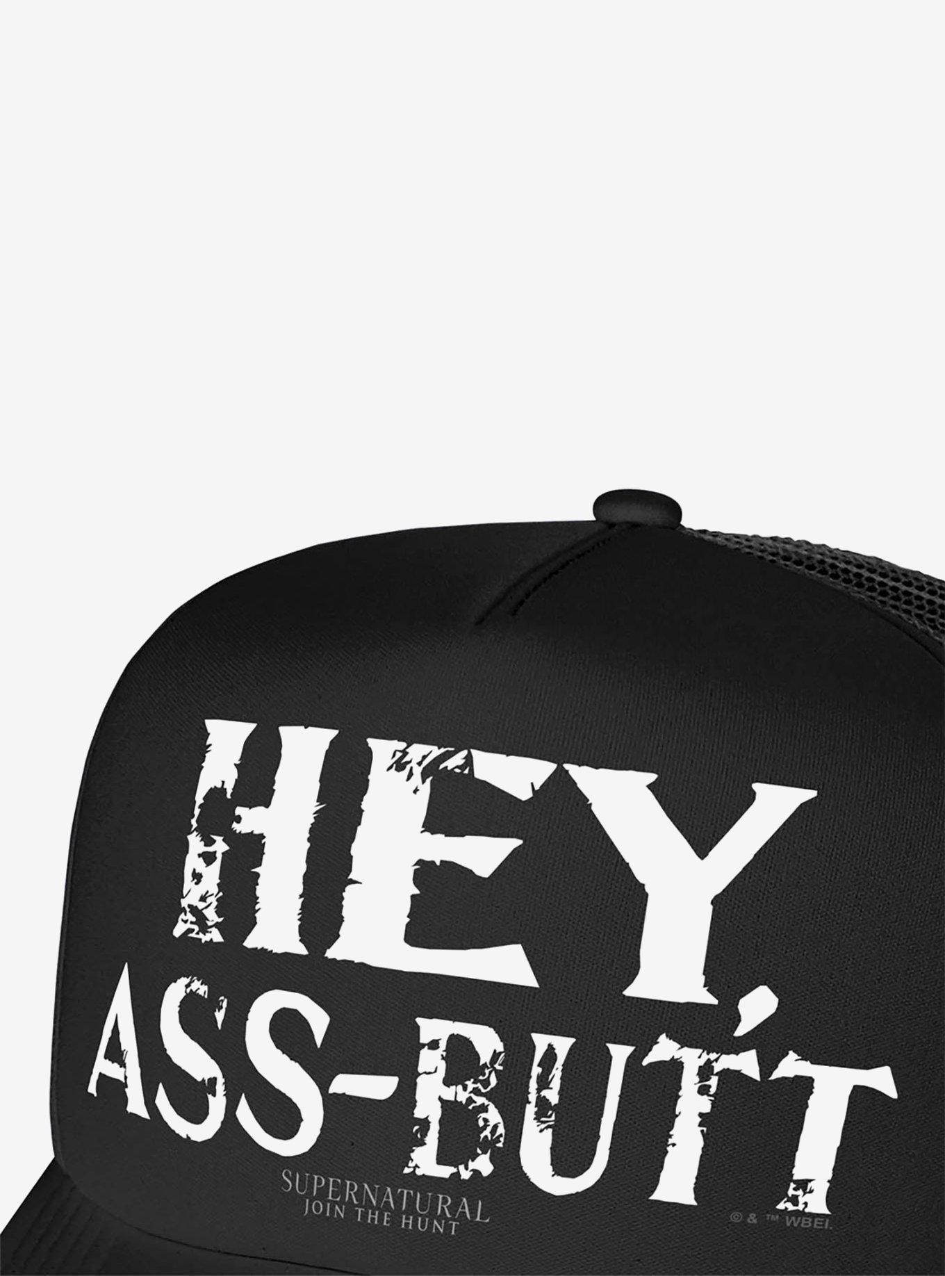 Supernatural Hey Ass-Butt Foam Trucker Hat, , hi-res