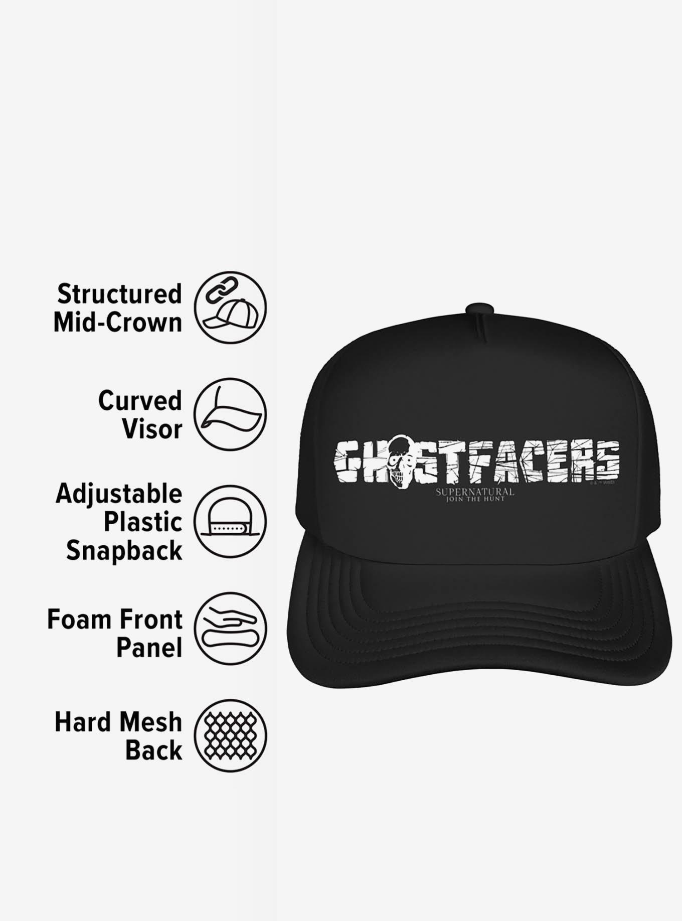 Supernatural Ghostfacers Foam Trucker Hat, , alternate