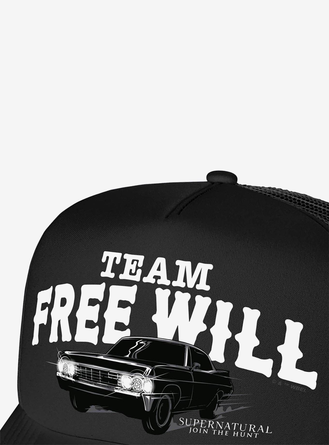 Supernatural Team Free Will Foam Trucker Hat, , hi-res