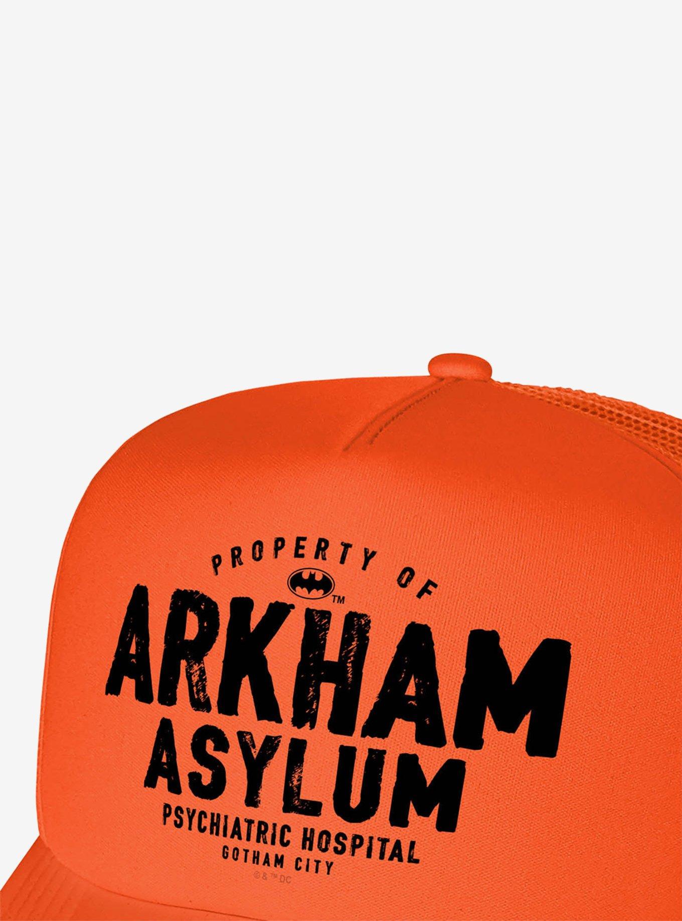 Batman Property Of Arkham Asylum Foam Trucker Hat, , hi-res