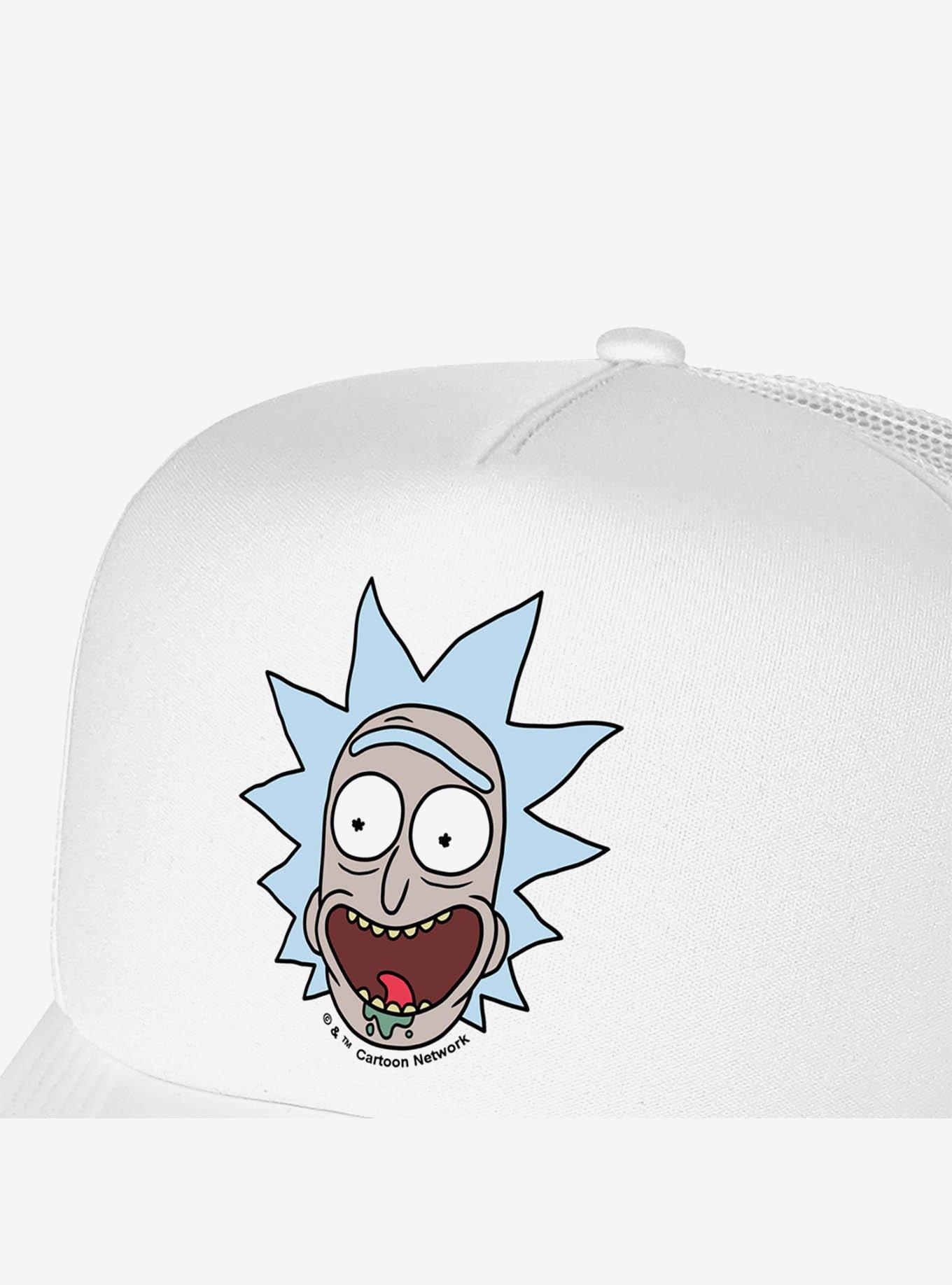 Rick And Morty Rick Headshot Foam Trucker Hat, , hi-res