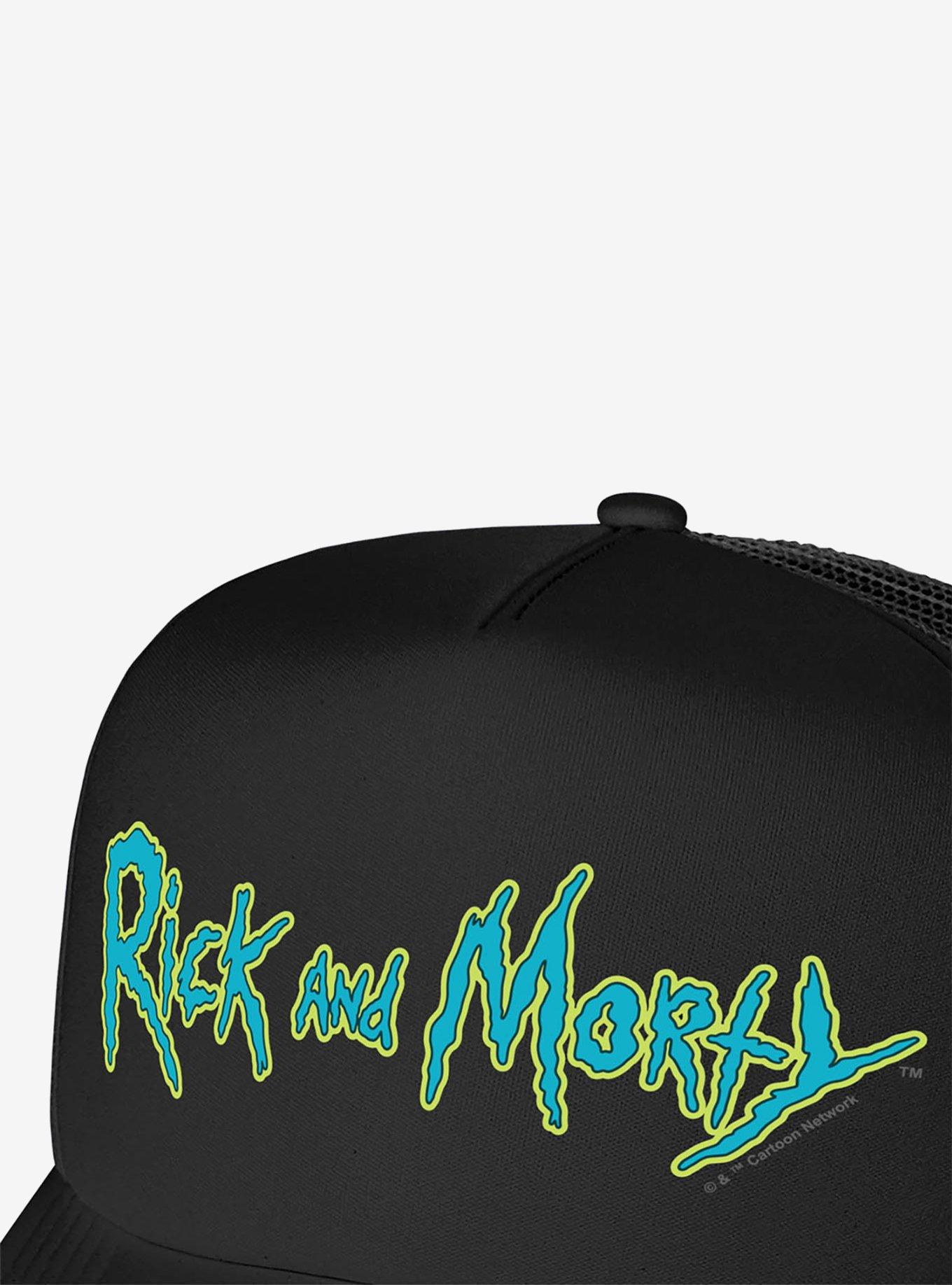 Rick And Morty Logo Foam Trucker Hat, , hi-res