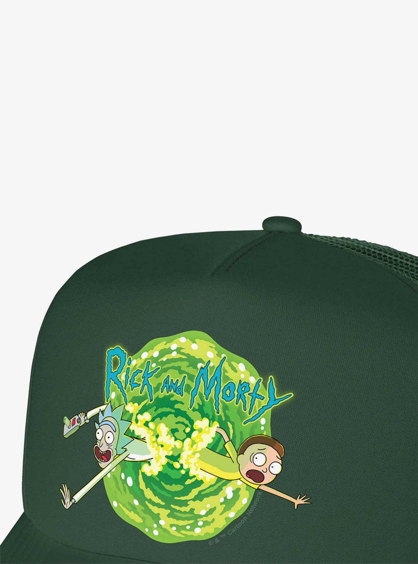 Rick And Morty Portal Foam Trucker Hat, , hi-res