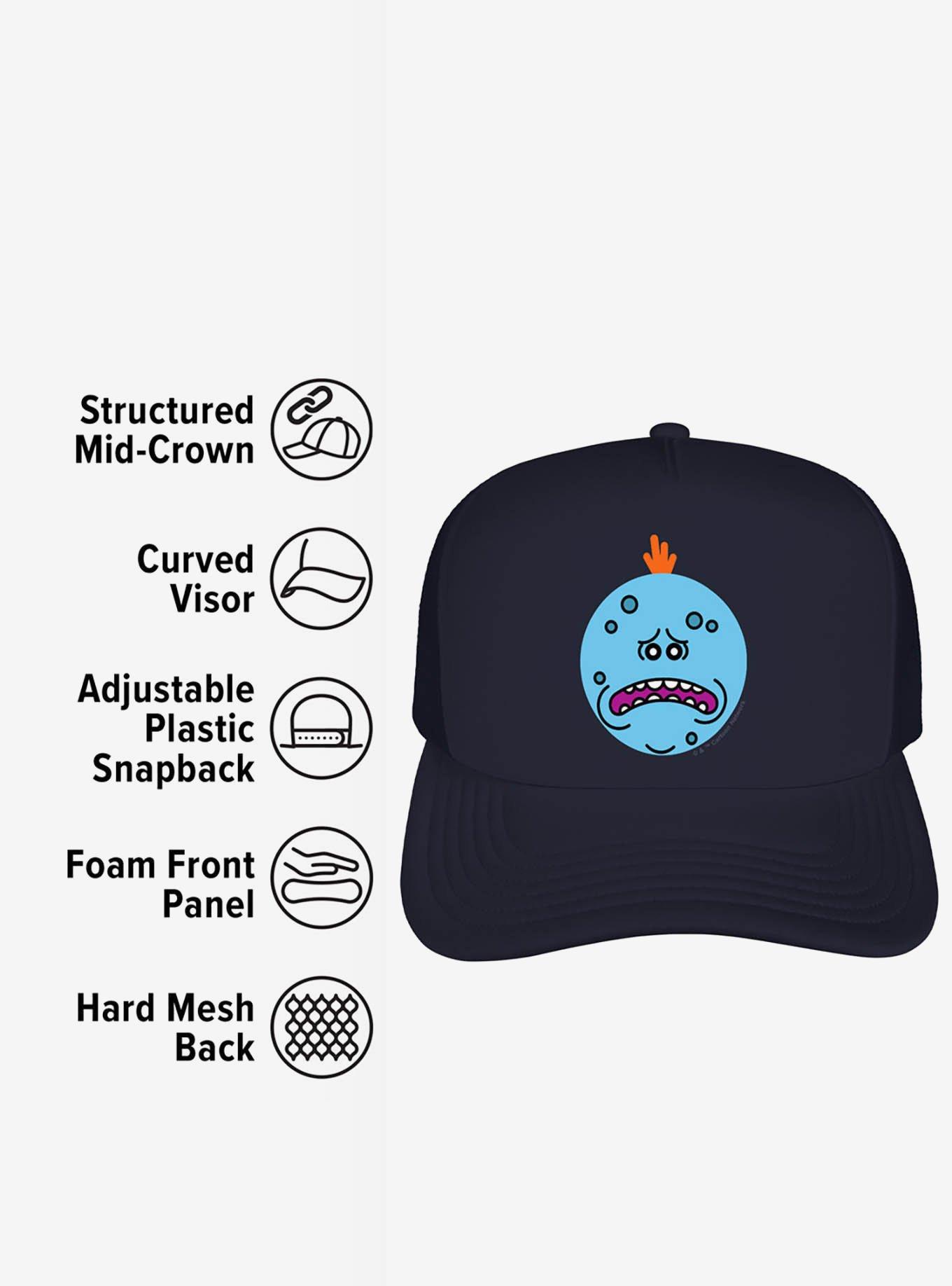 Rick And Morty Mr Meeseeks Face Foam Trucker Hat, , alternate