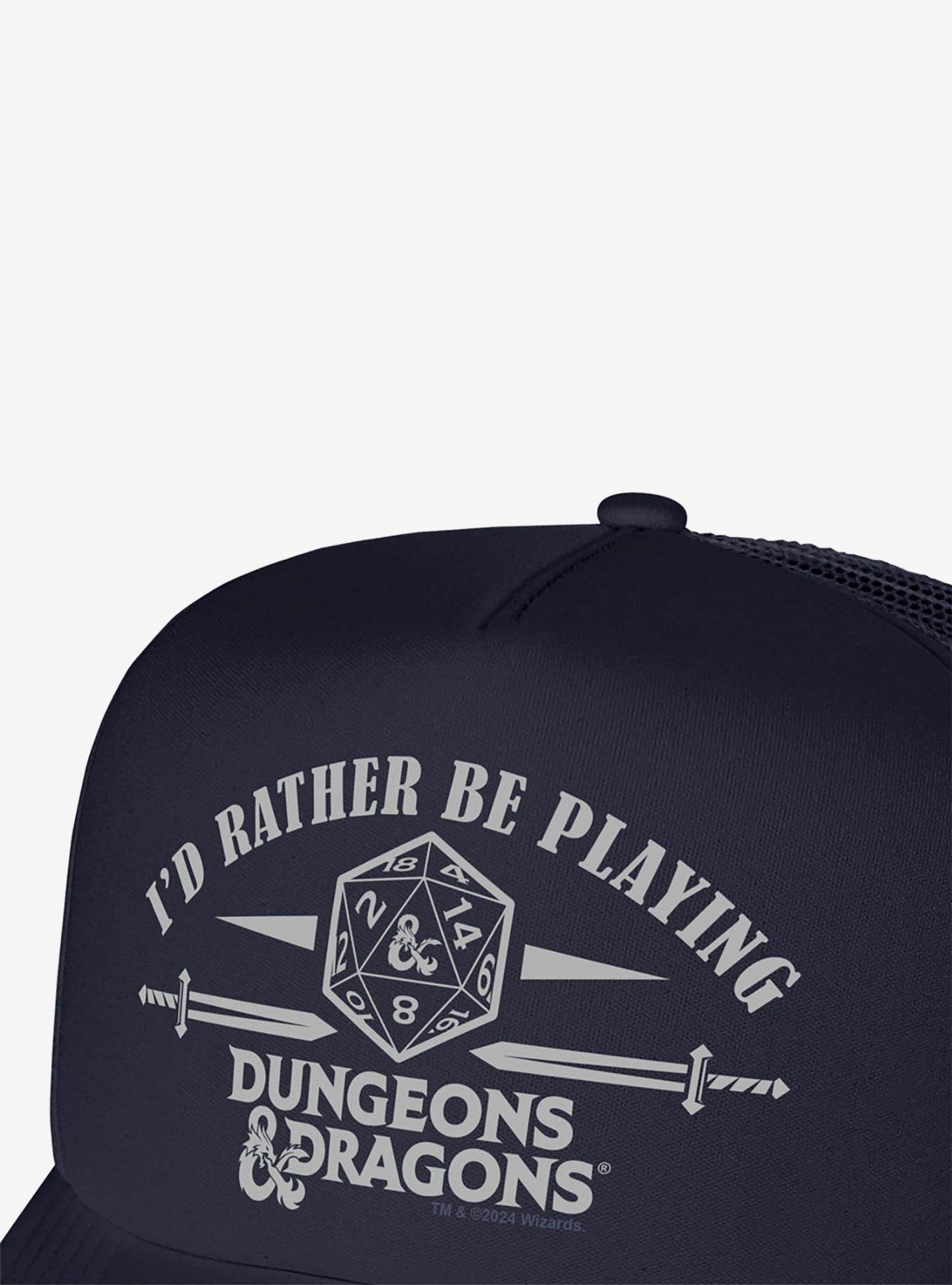 Dungeons And Dragons I'd Rather Be Playing Foam Trucker Hat, , hi-res