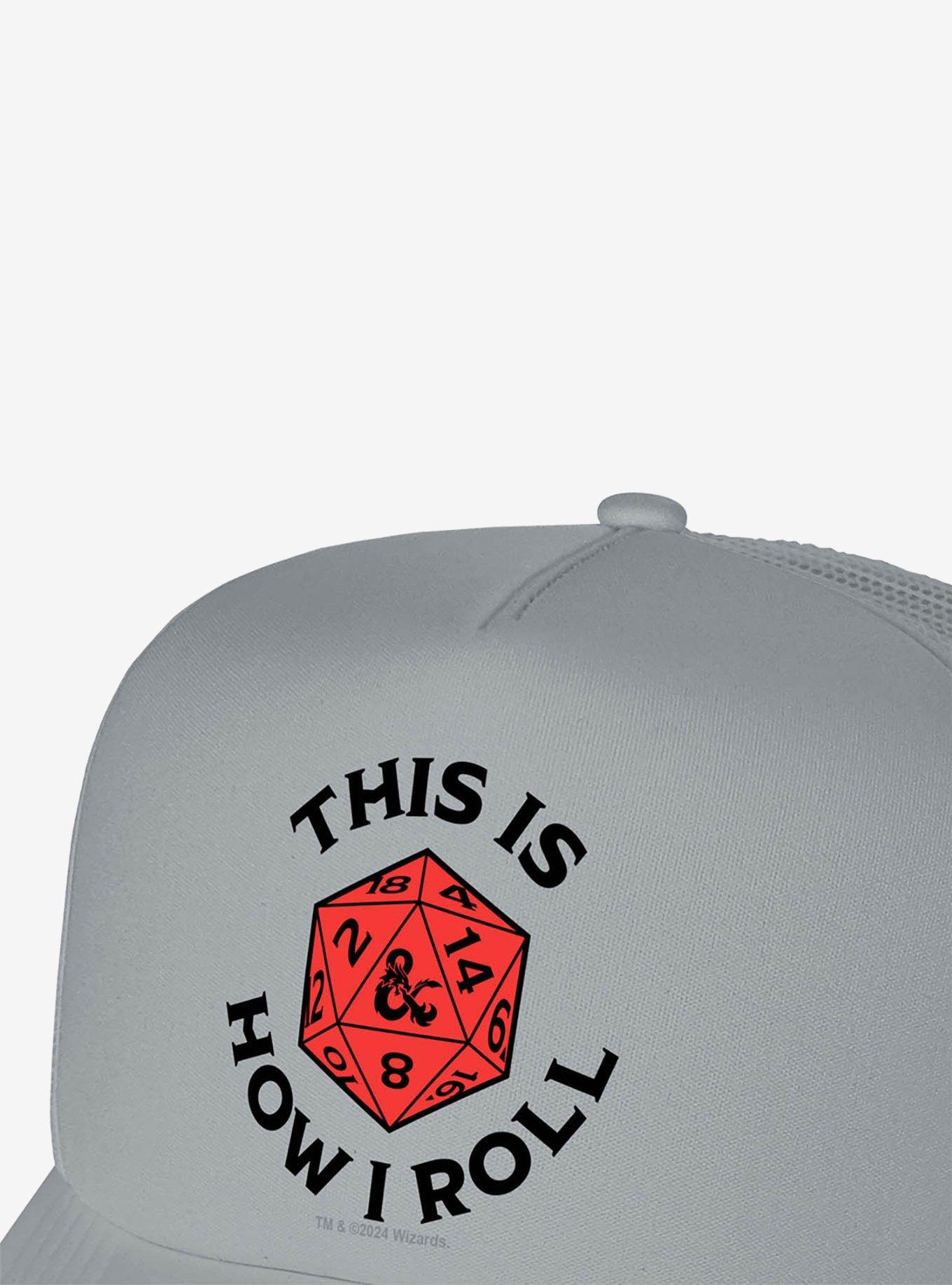 Dungeons And Dragons How I Roll Foam Trucker Hat, , hi-res