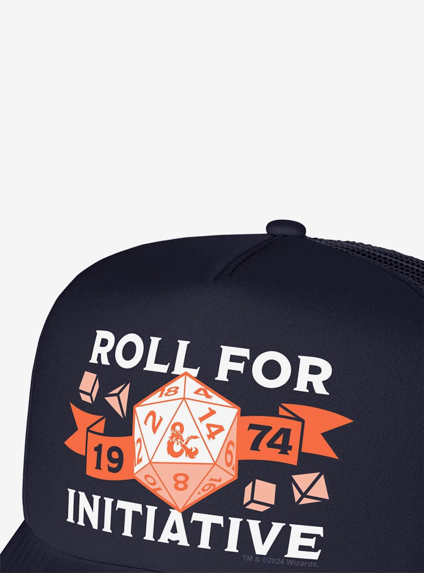 Dungeons And Dragons Roll For Initiative Foam Trucker Hat, , hi-res