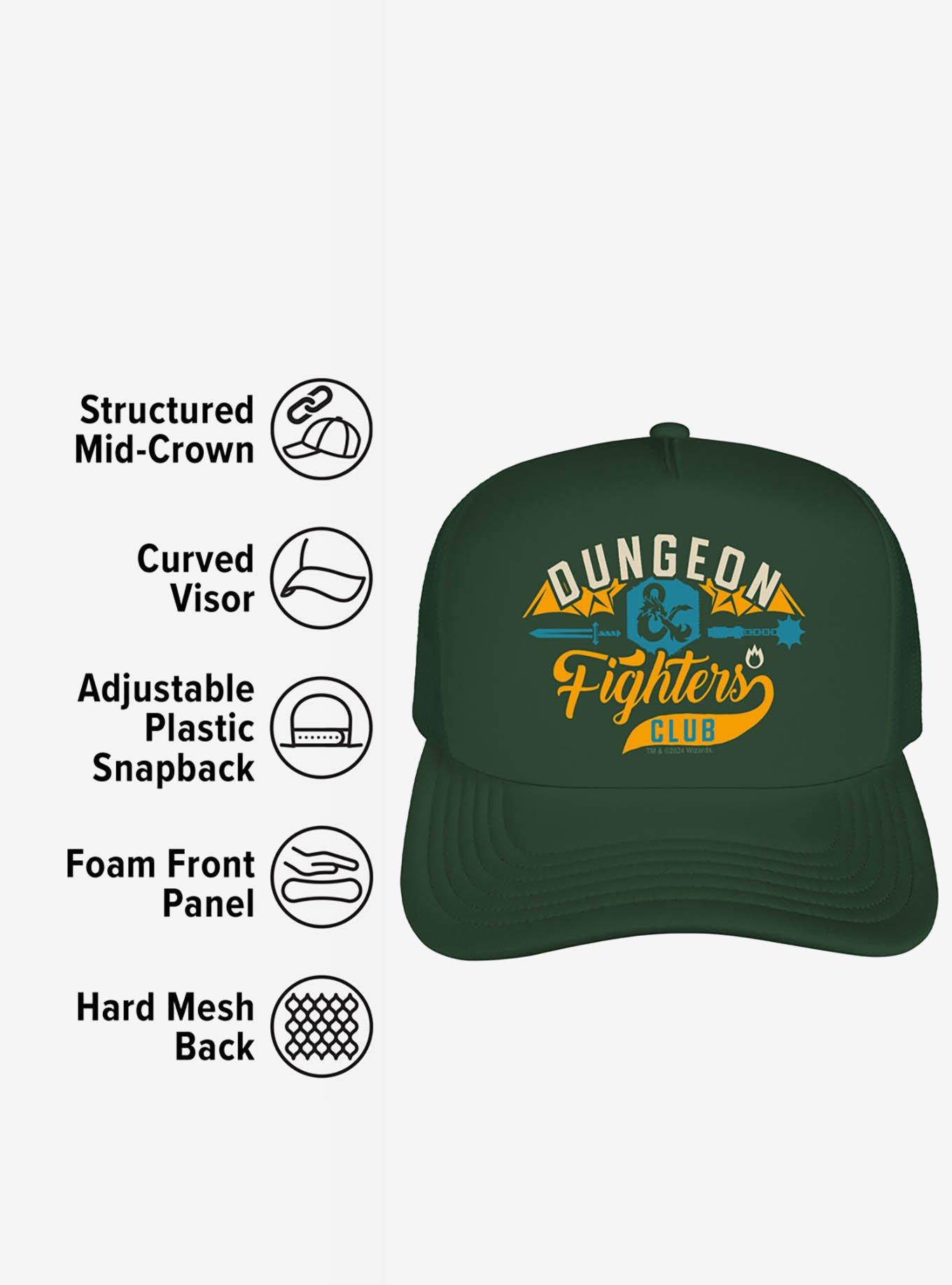 Dungeons And Dragons Fighters Club Foam Trucker Hat, , alternate