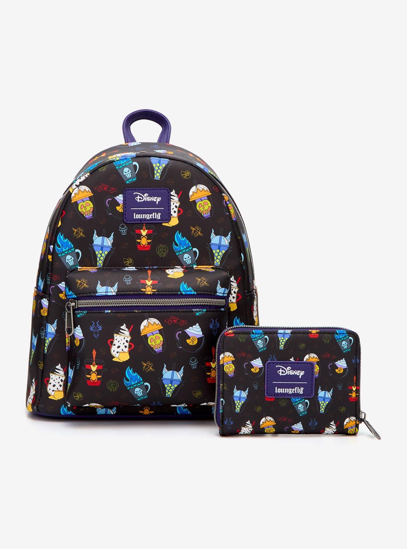 Loungefly Disney Villains Drinks Mini Backpack, , alternate