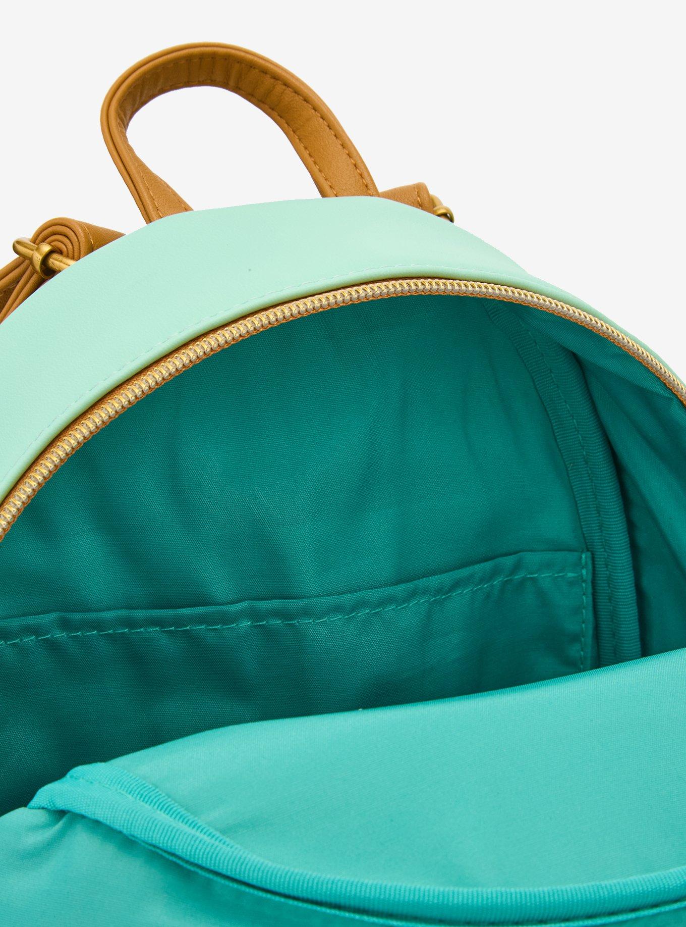 Loungefly Disney Bambi Floral Turquoise Mini Backpack, , alternate