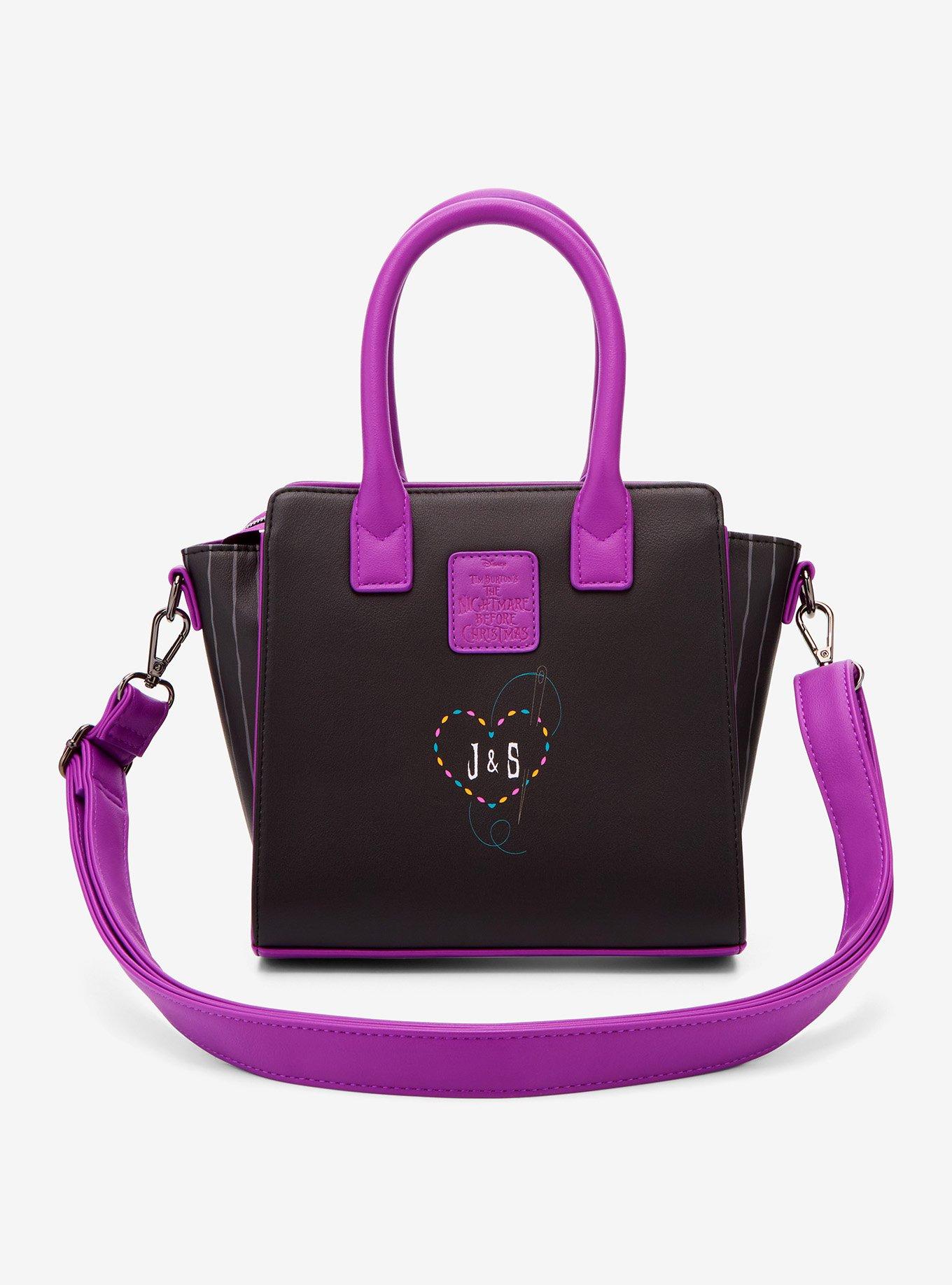 Loungefly The Nightmare Before Christmas Jack & Sally Dolls Mini Satchel Bag, , alternate